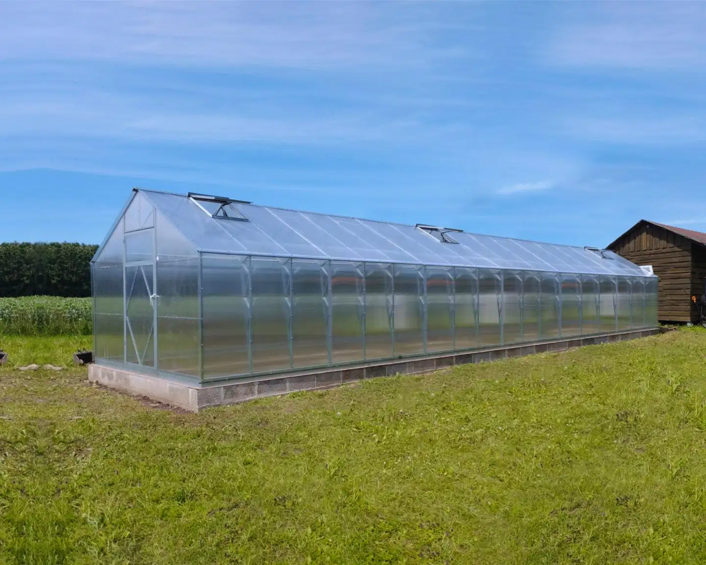 Ecoslider kasvihuone 2.0 X 12.58 - 1