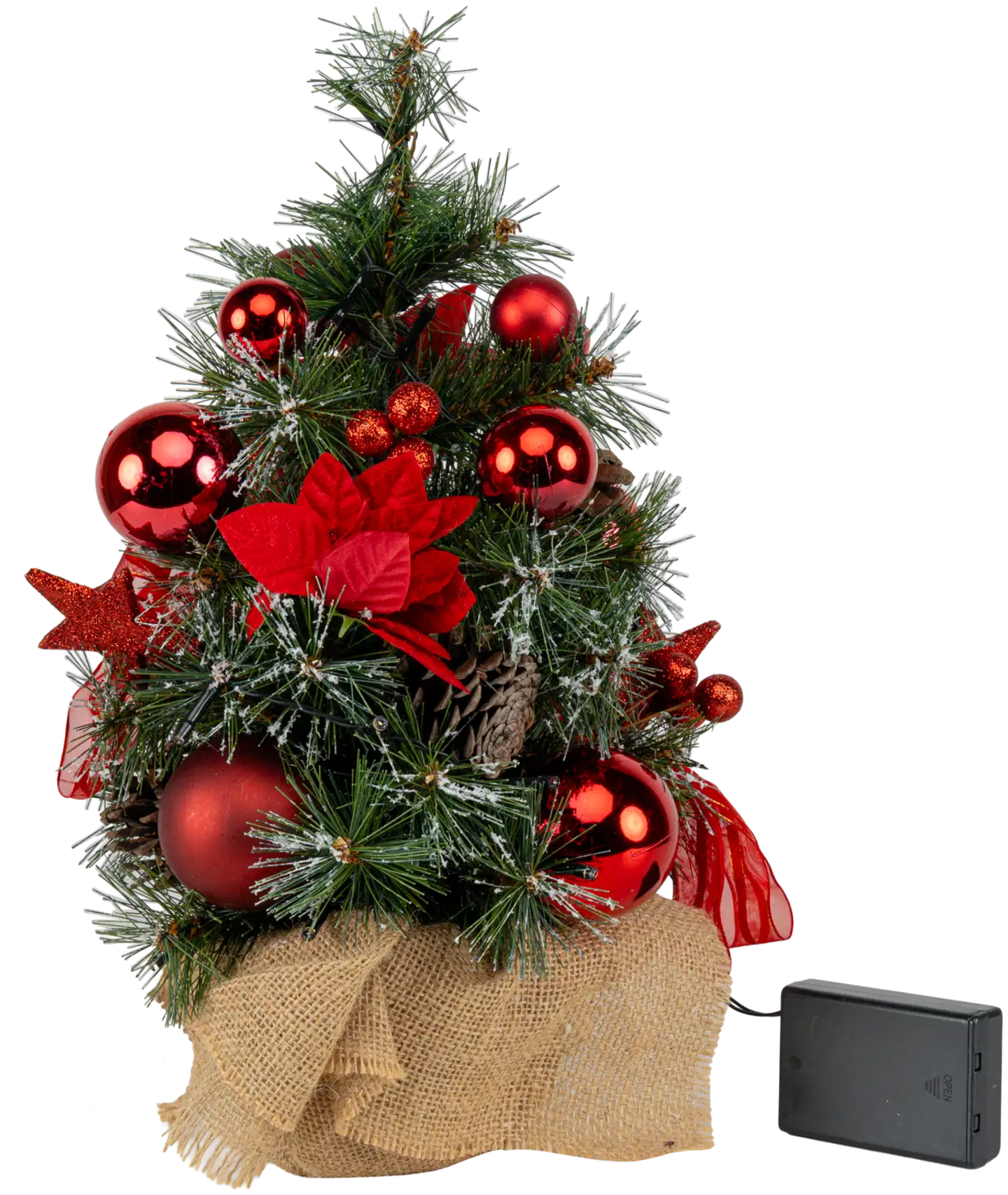 House pöytäkuusi koristeilla 40 cm 30 LED - 2