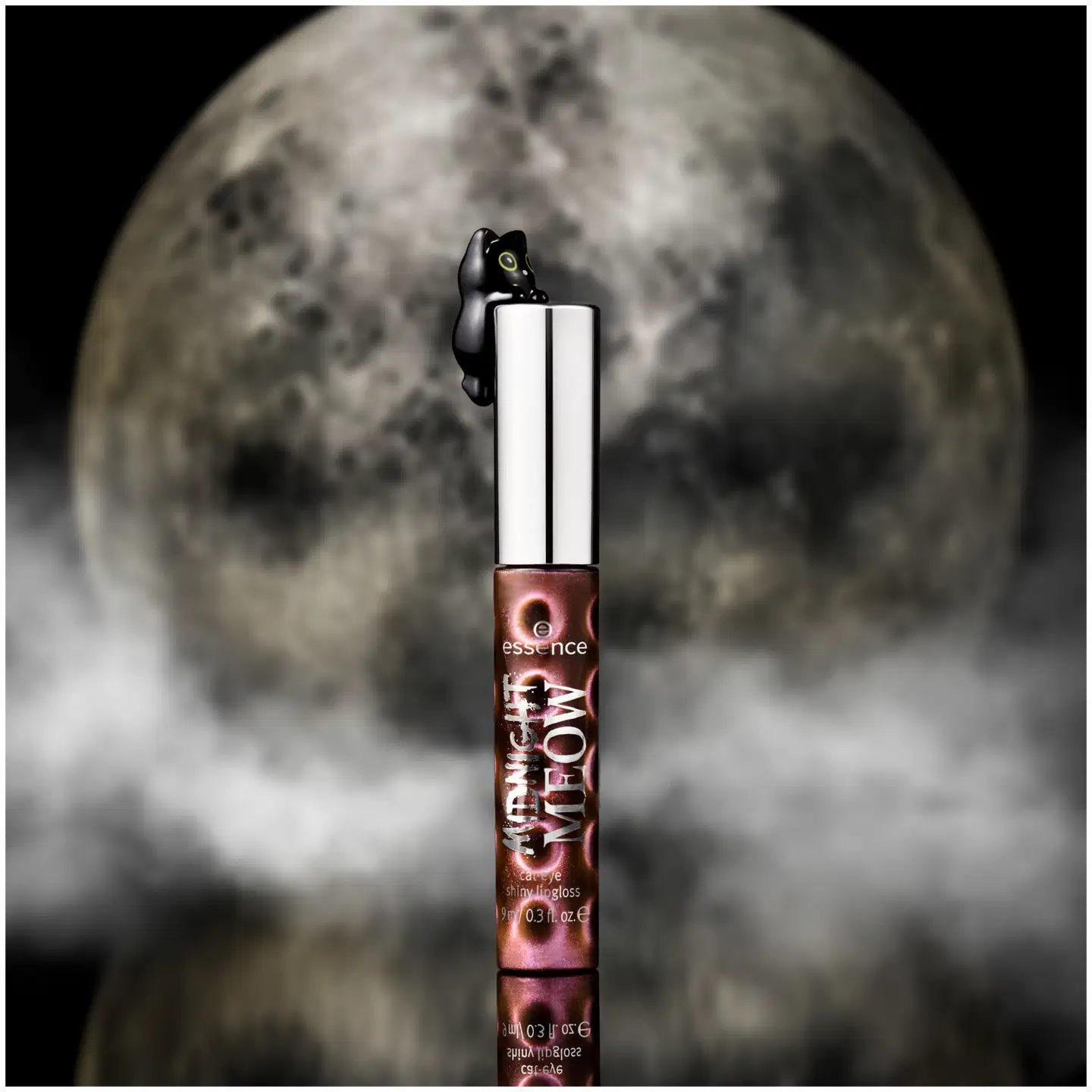essence MIDNIGHT MEOW cat-eye shiny lipgloss 01 Moonlight Spell 9 ml - 5
