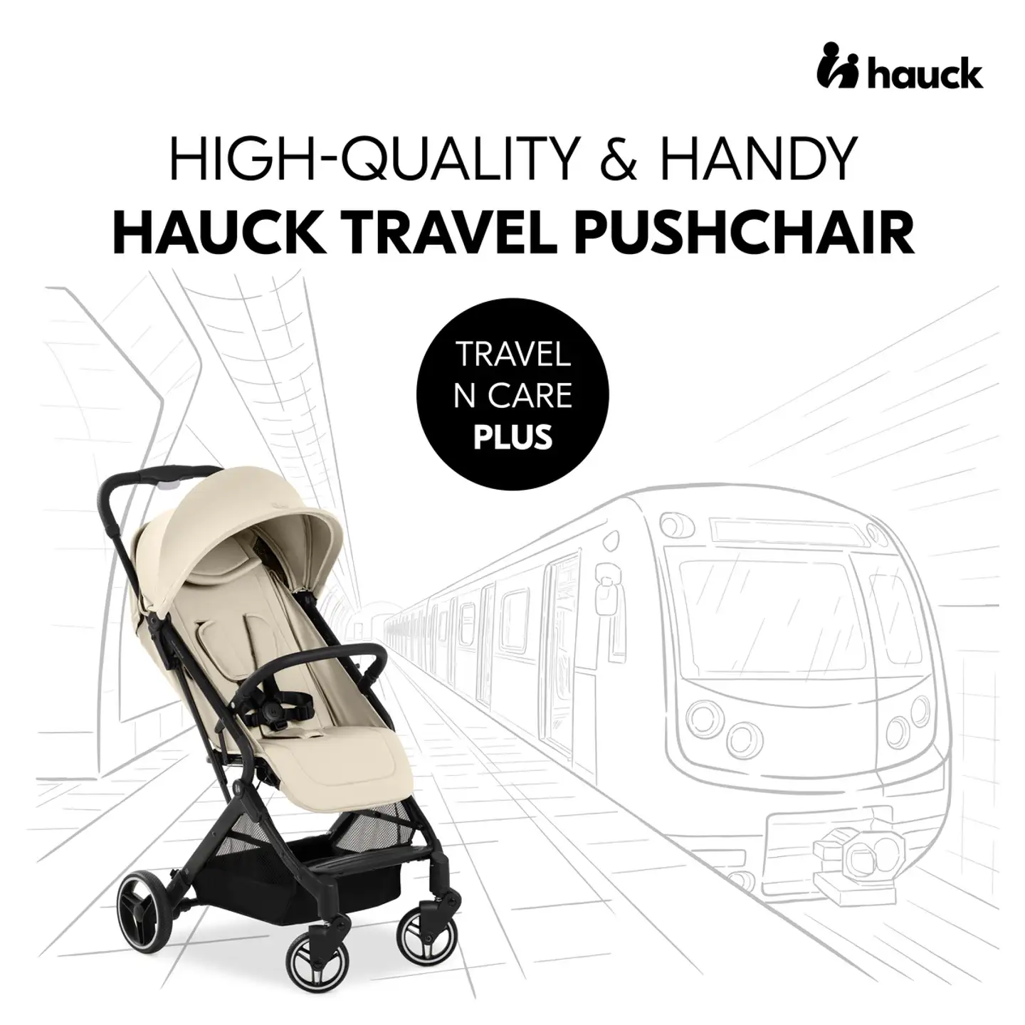 Hauck rattaat Travel N Care Plus vanilja - 18