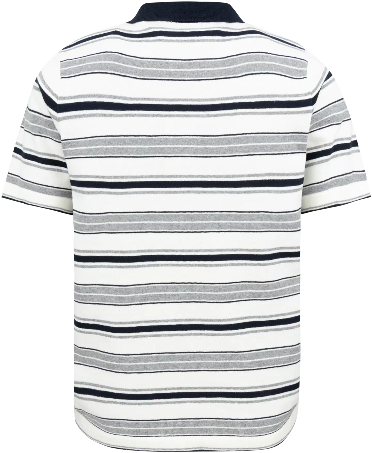 House miesten lyhythihainen neulepaita 195H152606 - Blue-grey-white striped - 2