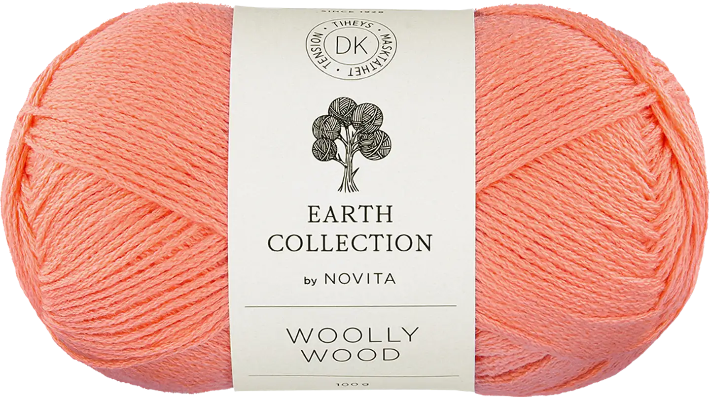 Novita lanka Woolly Wood 100 g nektariini 292 - 1