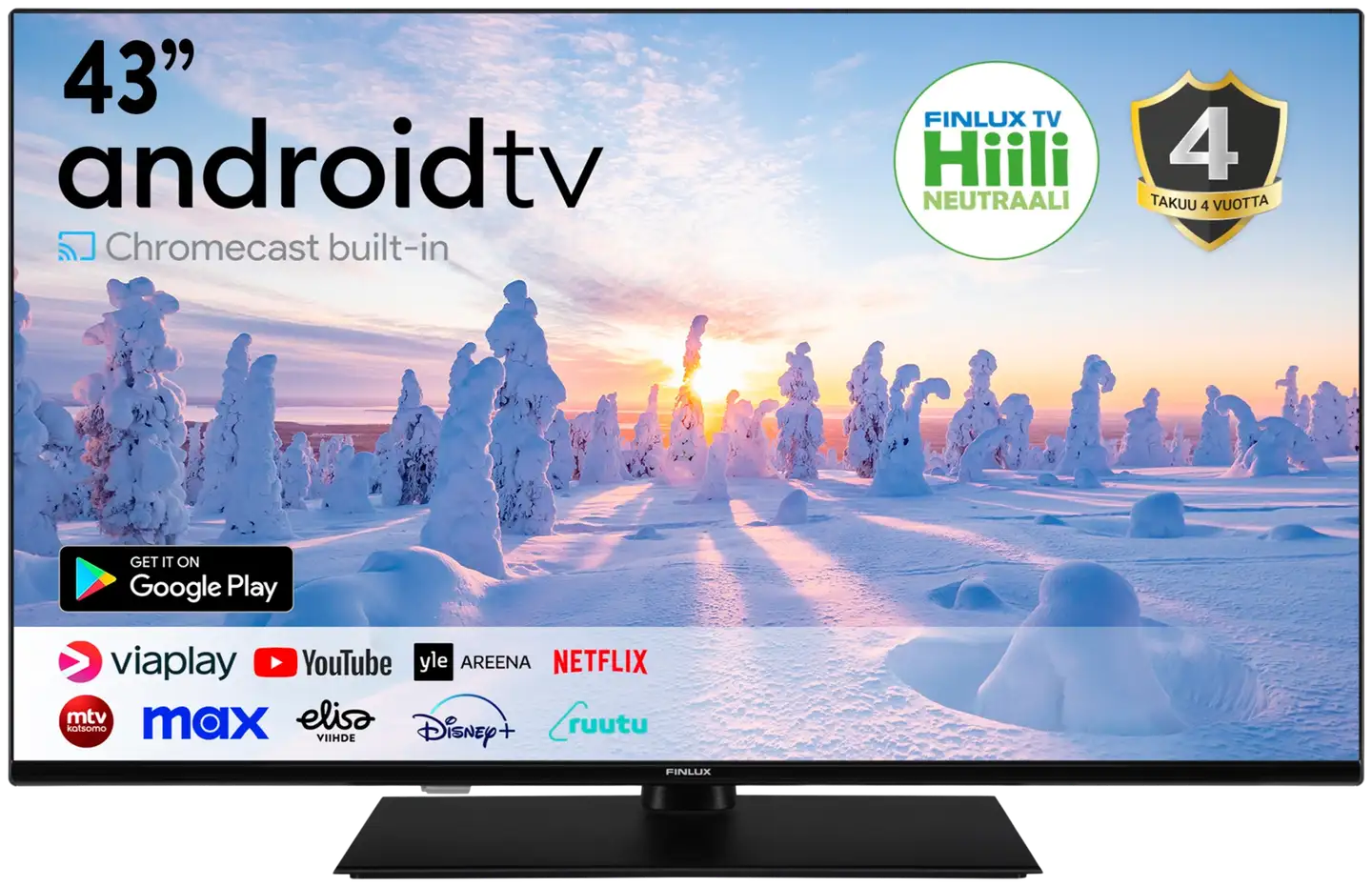 Finlux 43" 4K UHD Android Smart LED TV 43G9.2ACMI - 3