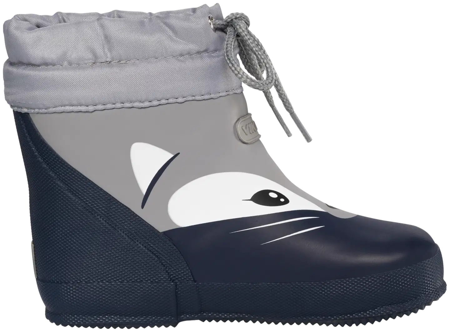 Viking lasten talvikumisaapas Alv Barefoot Paw Print Warm Pearlgrey - Pearlgrey - 3
