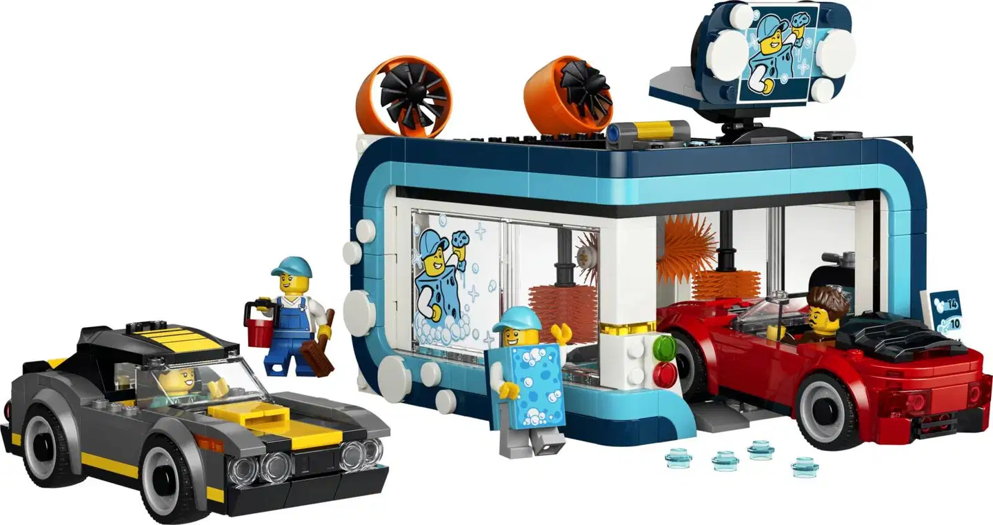 LEGO® My City 60497 Läpiajettava autopesula - 2