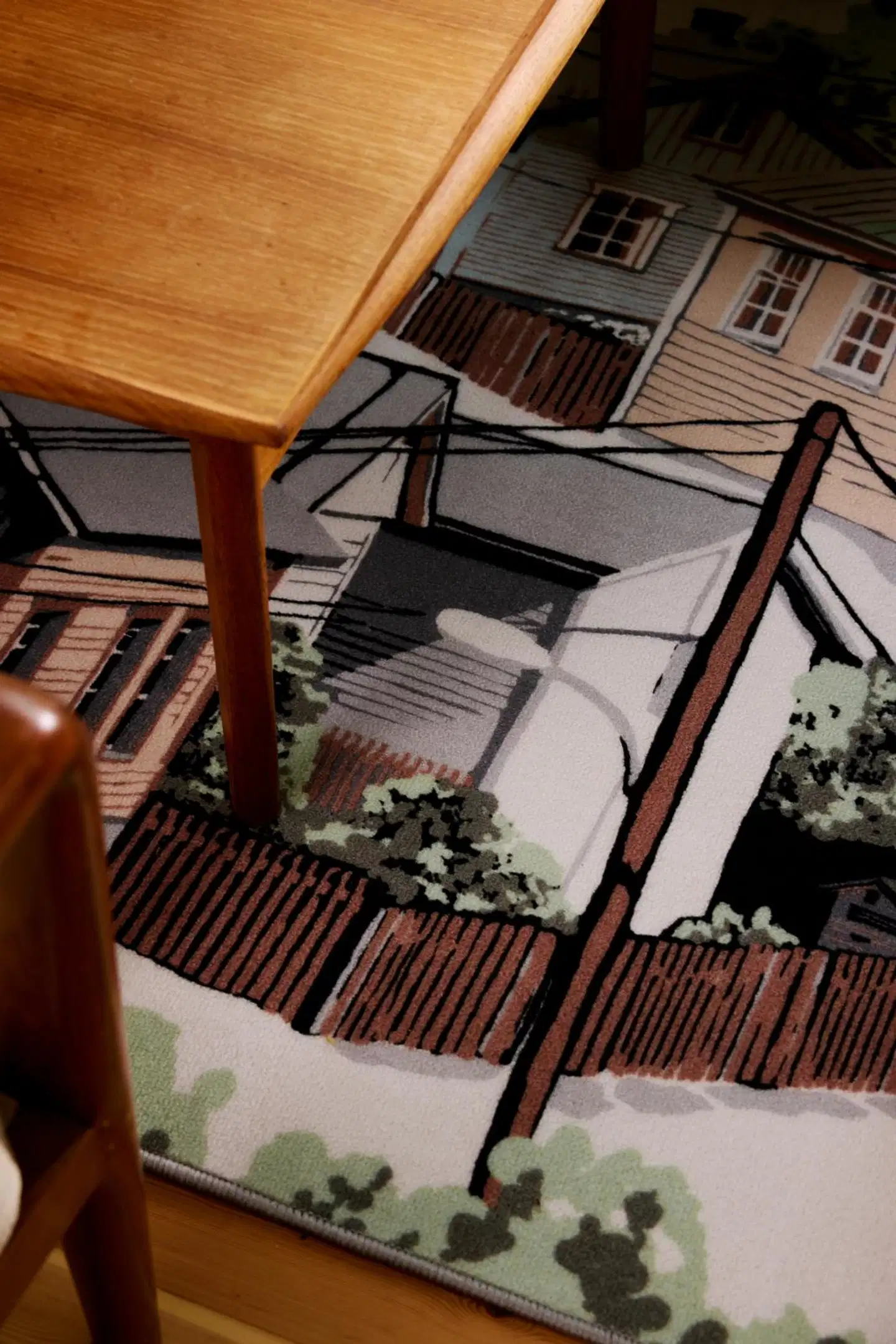 Vallila Naapurusto kynnysmatto 50x80 cm mint - 3