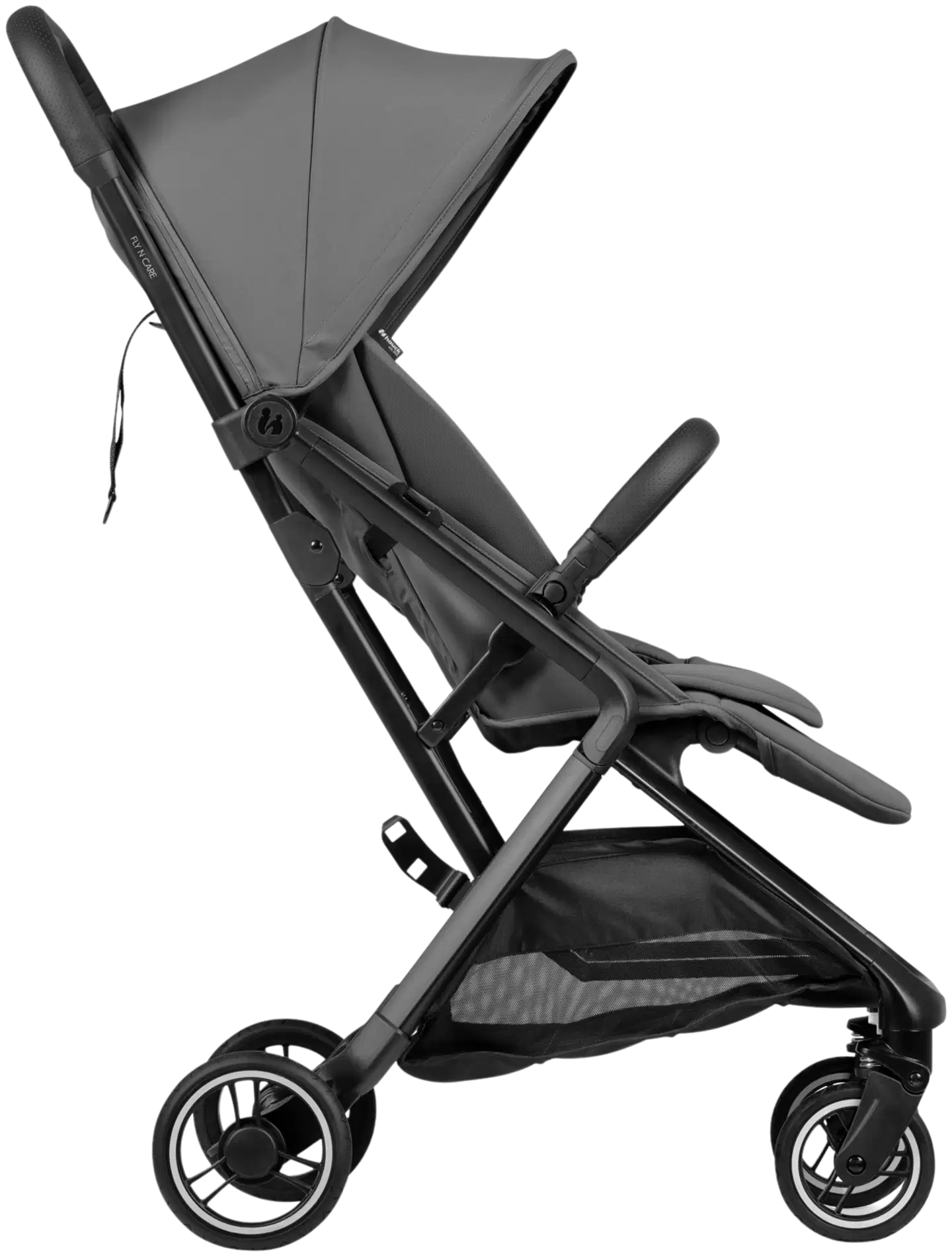 Hauck matkarattaat Fly N Care harmaa - 3