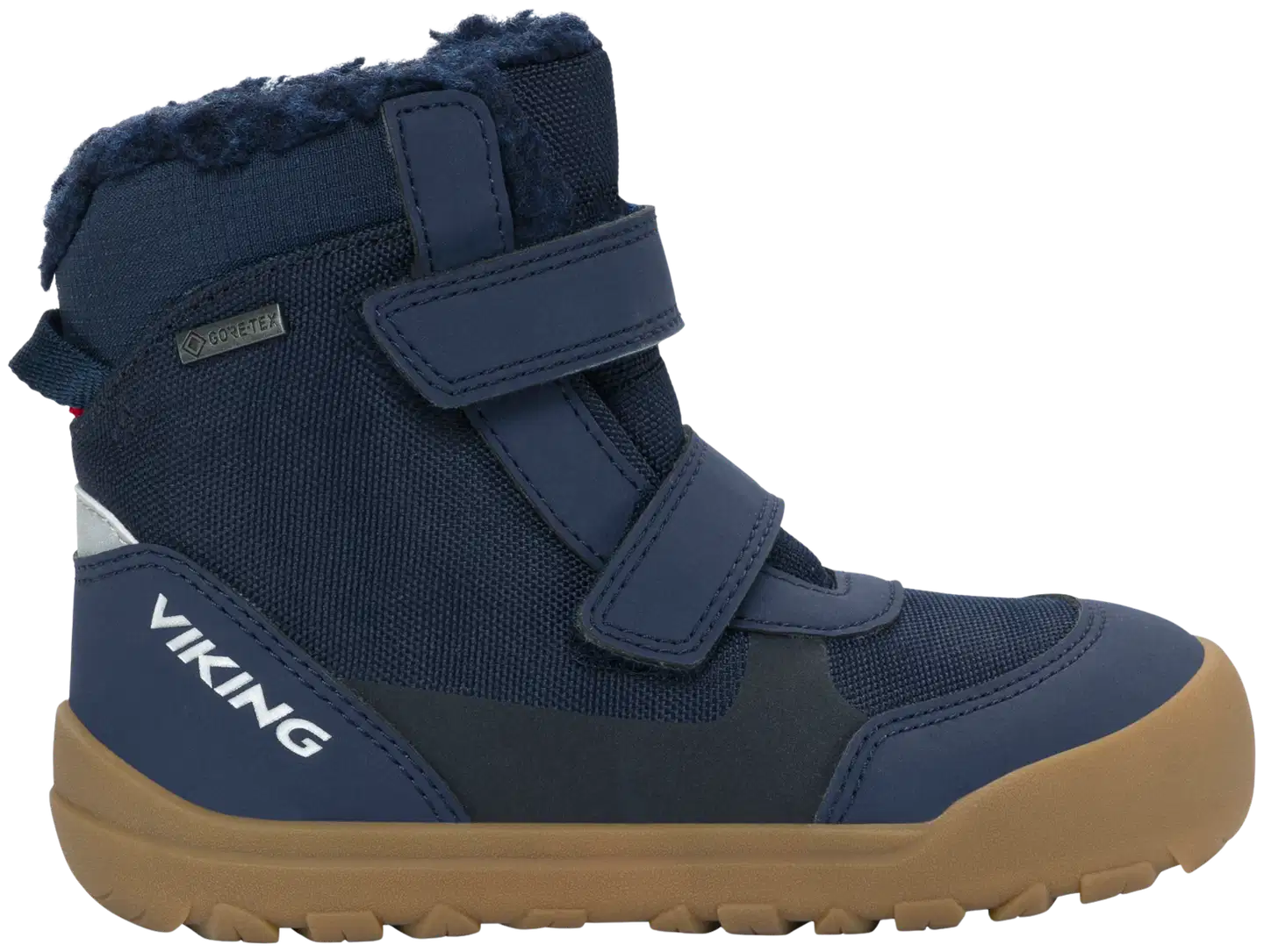 Viking lasten GTX talvikengät Spruce Barefoot - Navy - 1