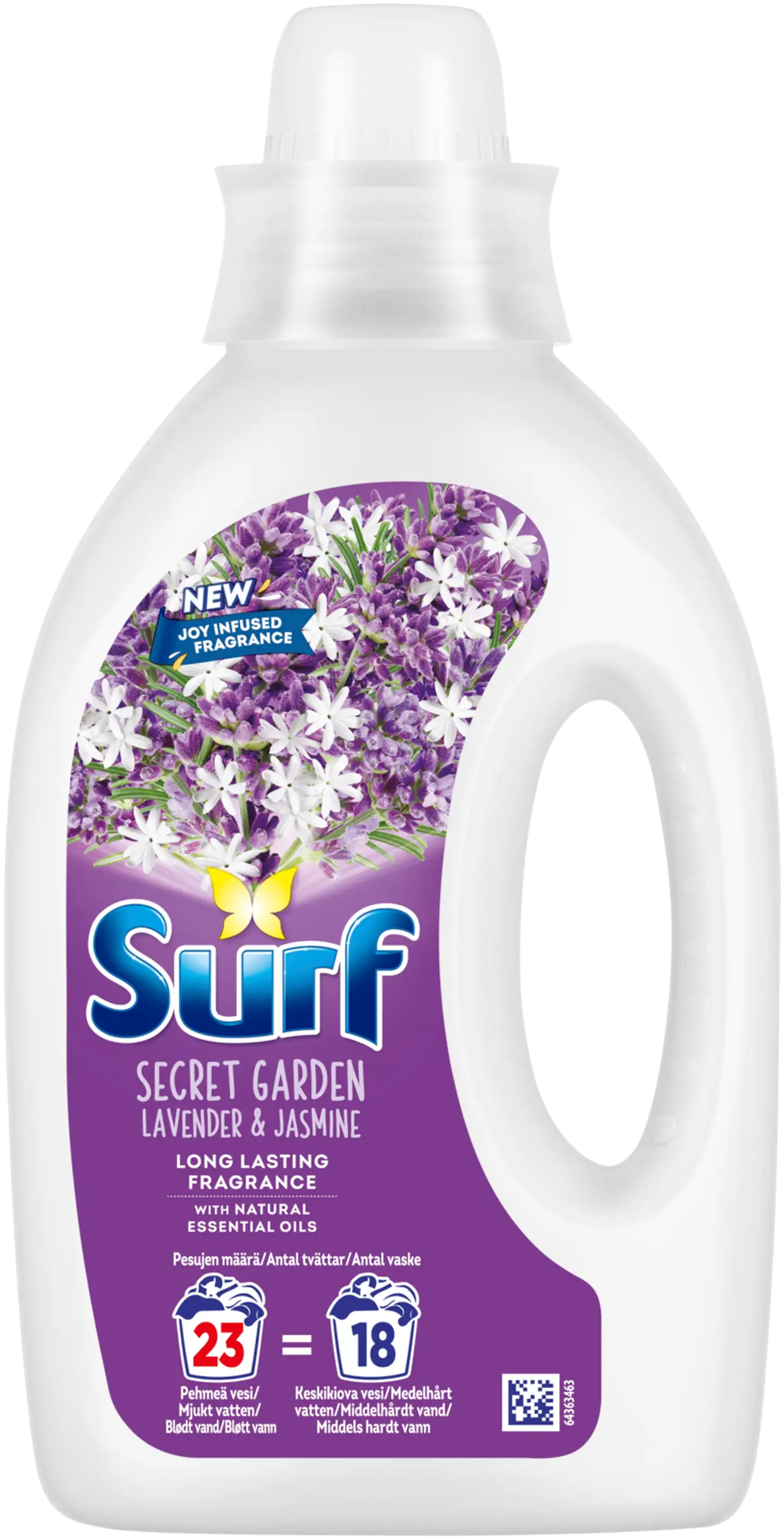 Surf  Secret Garden Lavender & Jasmine Pyykinpesuneste   920 ml