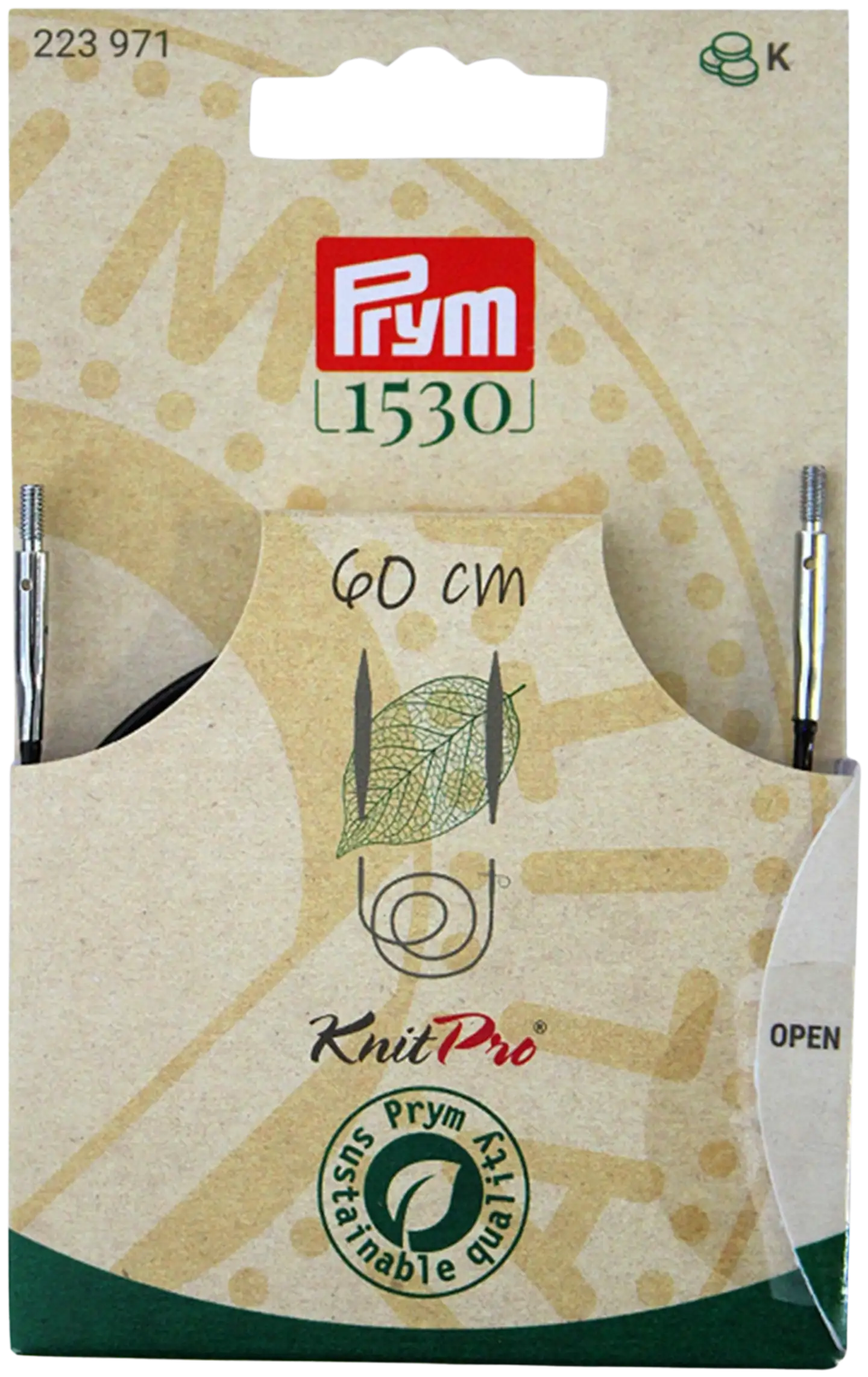 Prym 1530 pyöröpuikon kaapeli 60 cm ja tarvikkeet