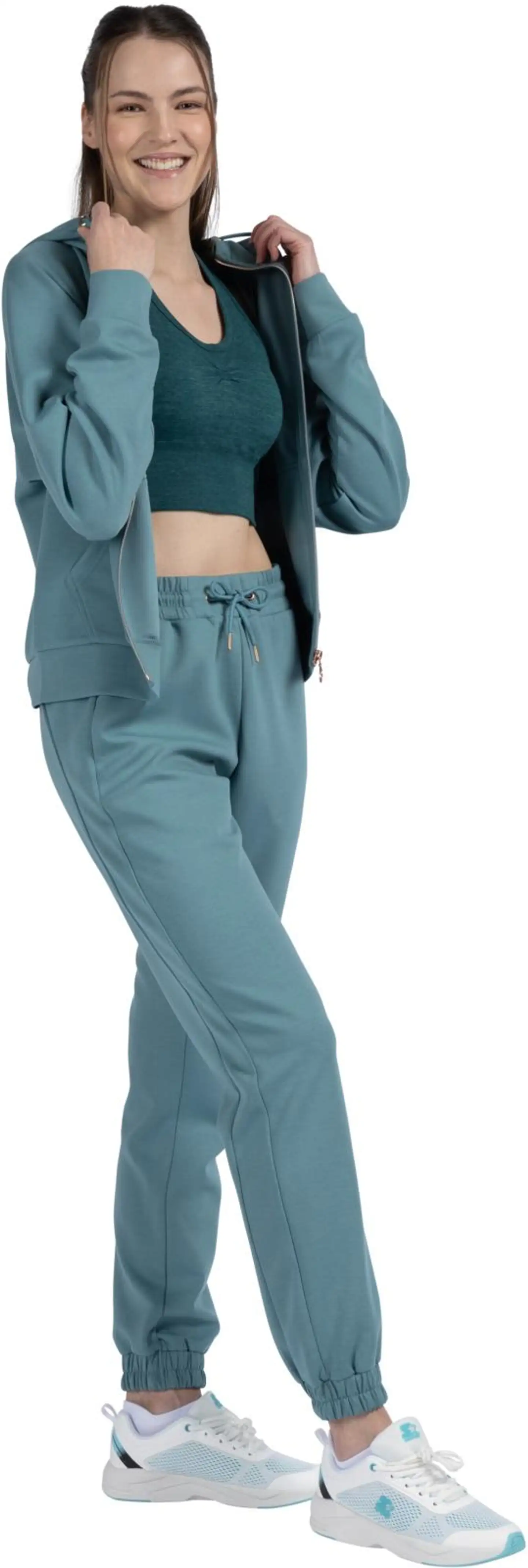 Danskin naisten hupparitakki scuba DCS2619 - Aqua 17-4911TCX - 14