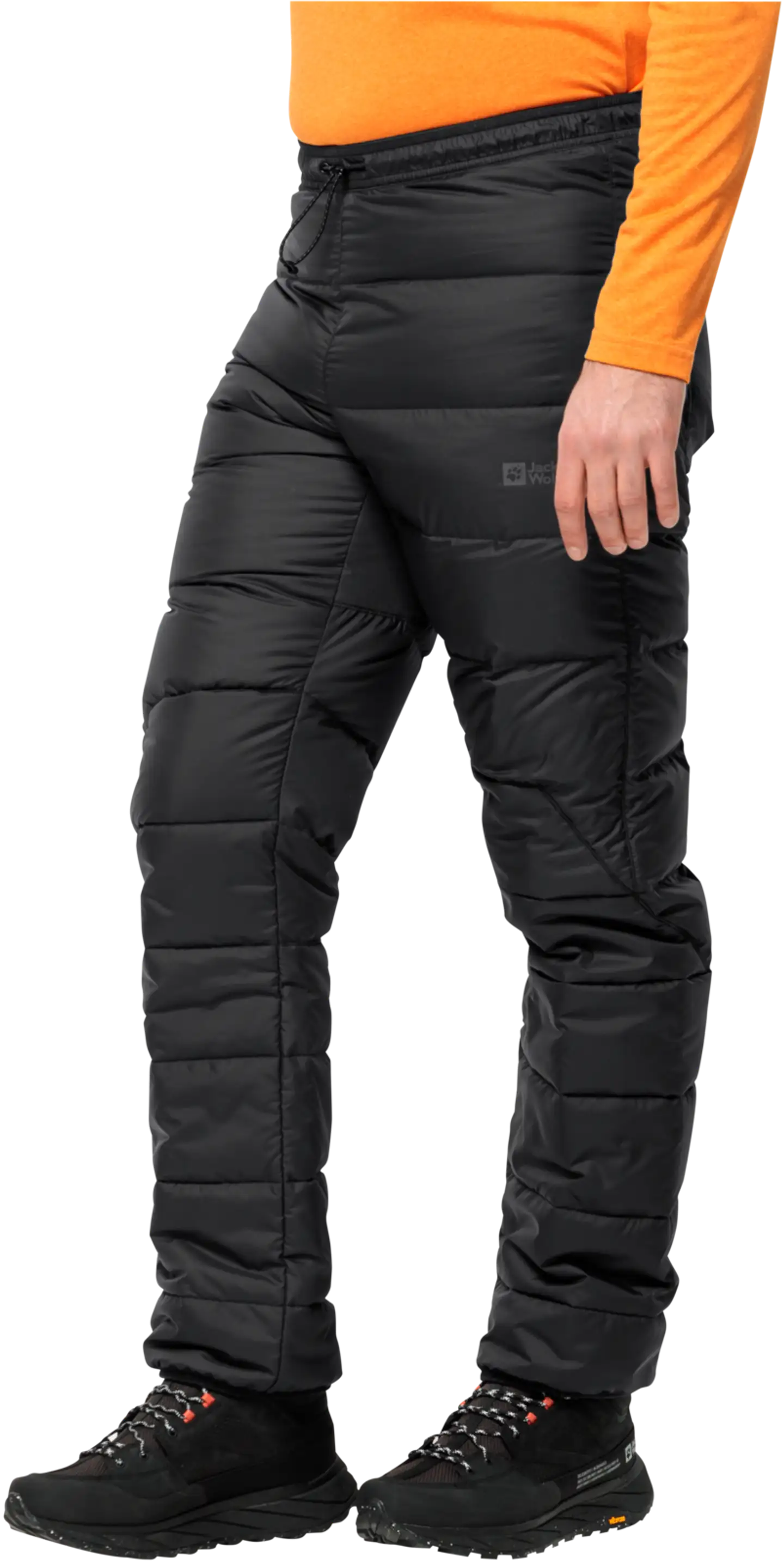 Jack Wolfskin miesten untuvahousut Atmosphere m 1501143 - BLACK - 2