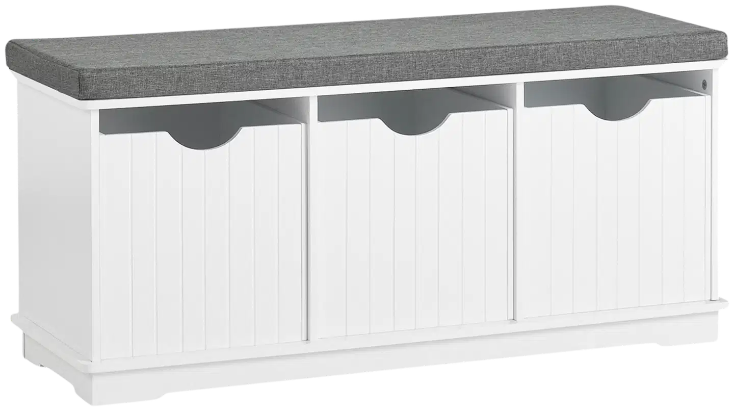 SoBuy kenkäpenkki valkoinen FSR30-W - 3
