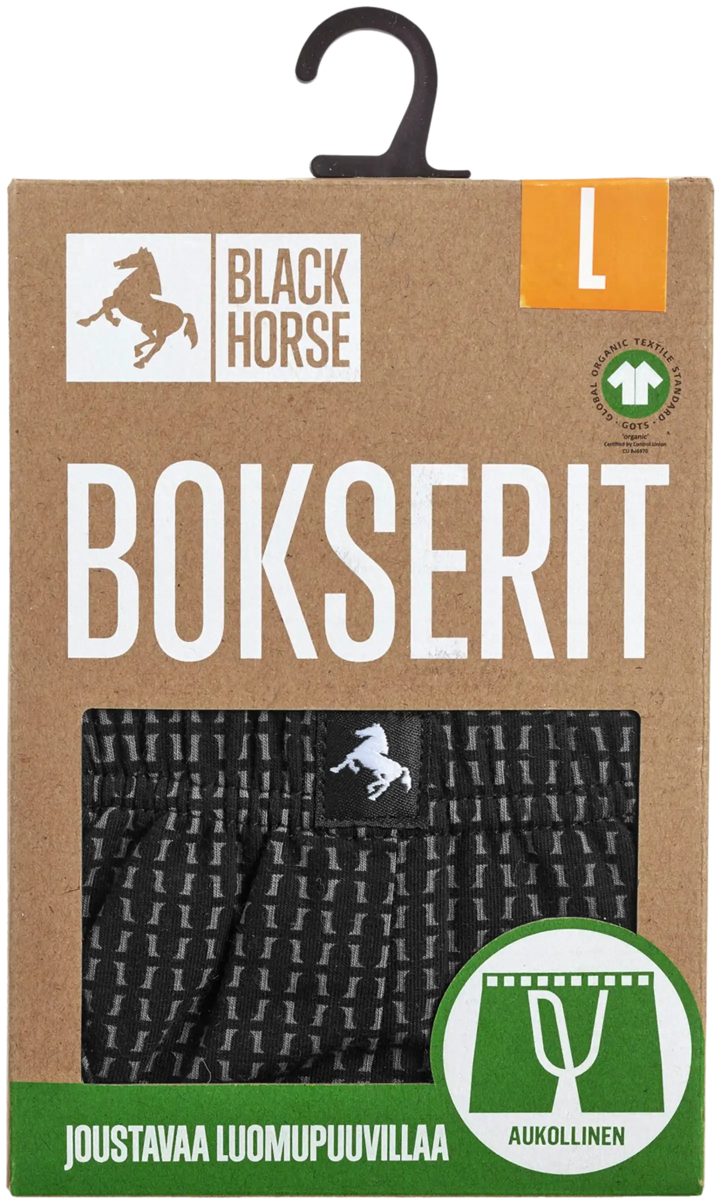 Black Horse miesten bokserit Erkki 52799 - Erkki black - 2