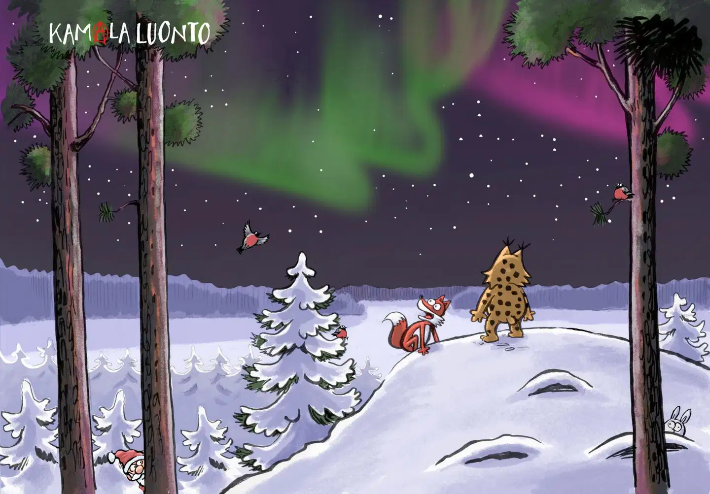 Like adventtikalenteri Kamala luonto Revontulet