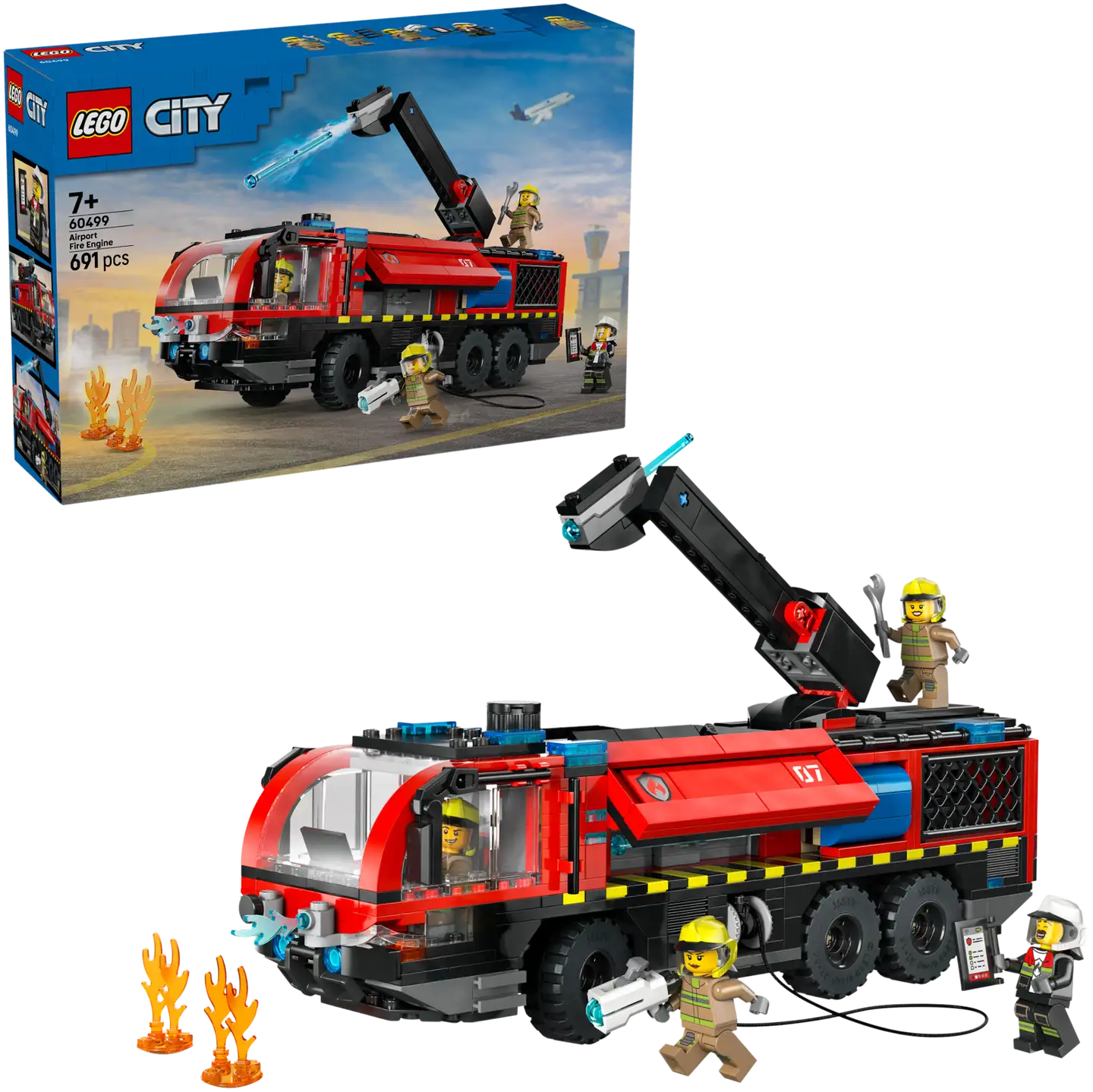 LEGO® City Fire 60499 Lentokentän paloauto - 1