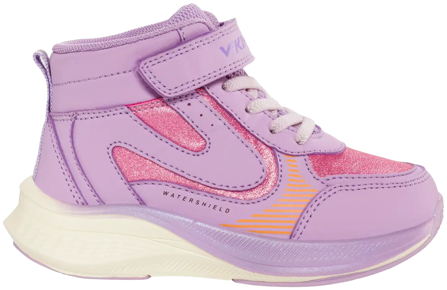 Viking lasten vedenpitävä välikausikenkä Pixie Mid - Violet - 1