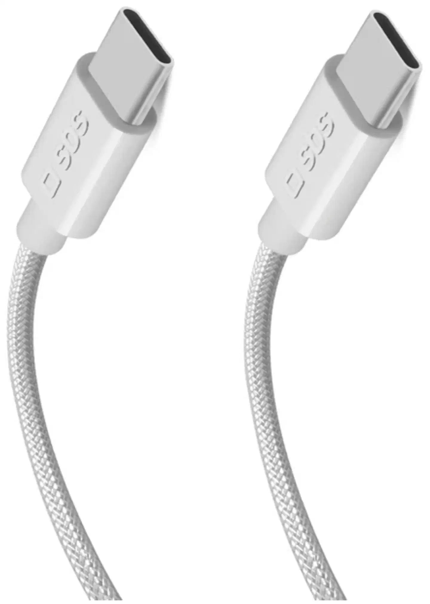 SBS latauskaapeli Usb-C To Usb-C punottu 1,5 M harmaa - 1