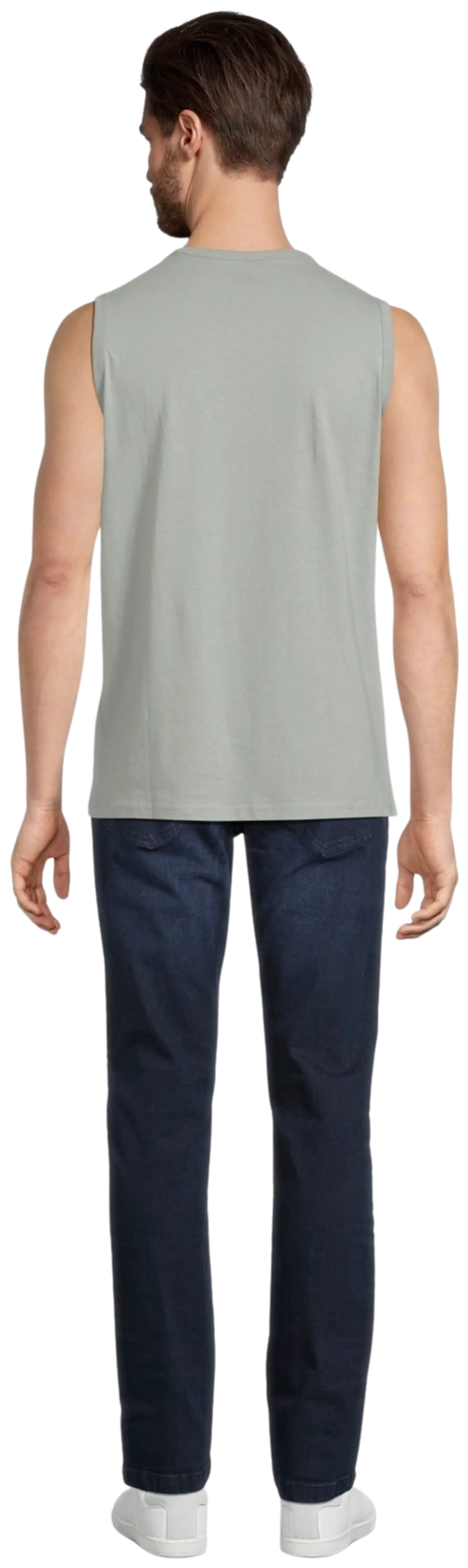 House miesten hihaton t-paita Caferacer 195H152615 - Sage Green - 3