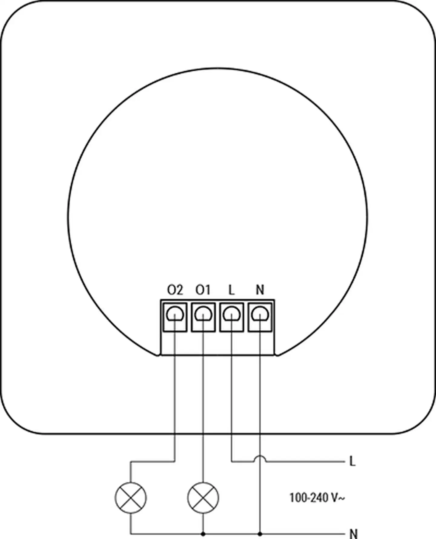 Shelly 2-Output Power Base for Wall Display - 2-kanavainen relepohja Wall Displaylle - 6