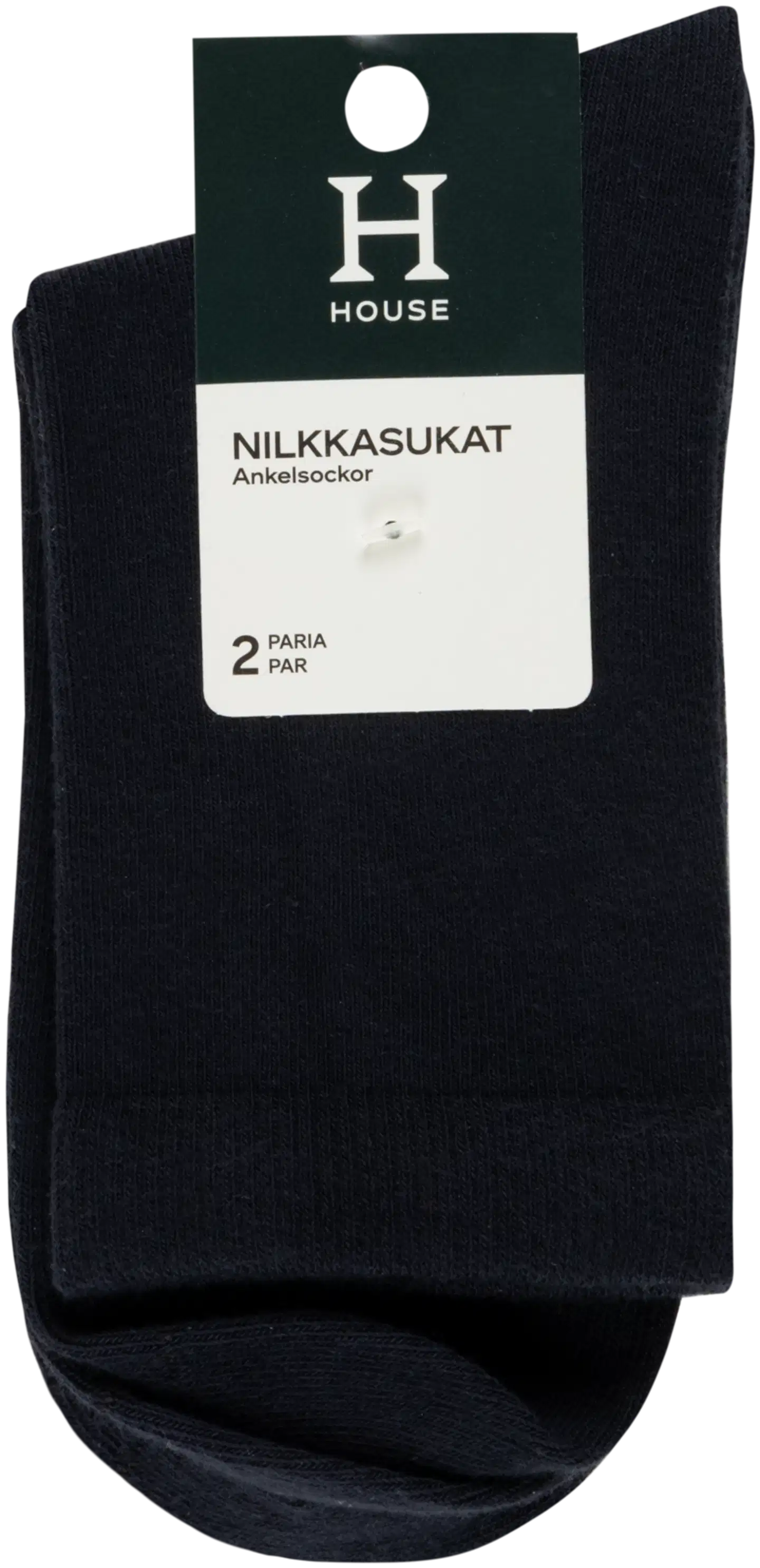 House naisten nilkkasukat 214H322527 2-pack - Dark Navy - 2