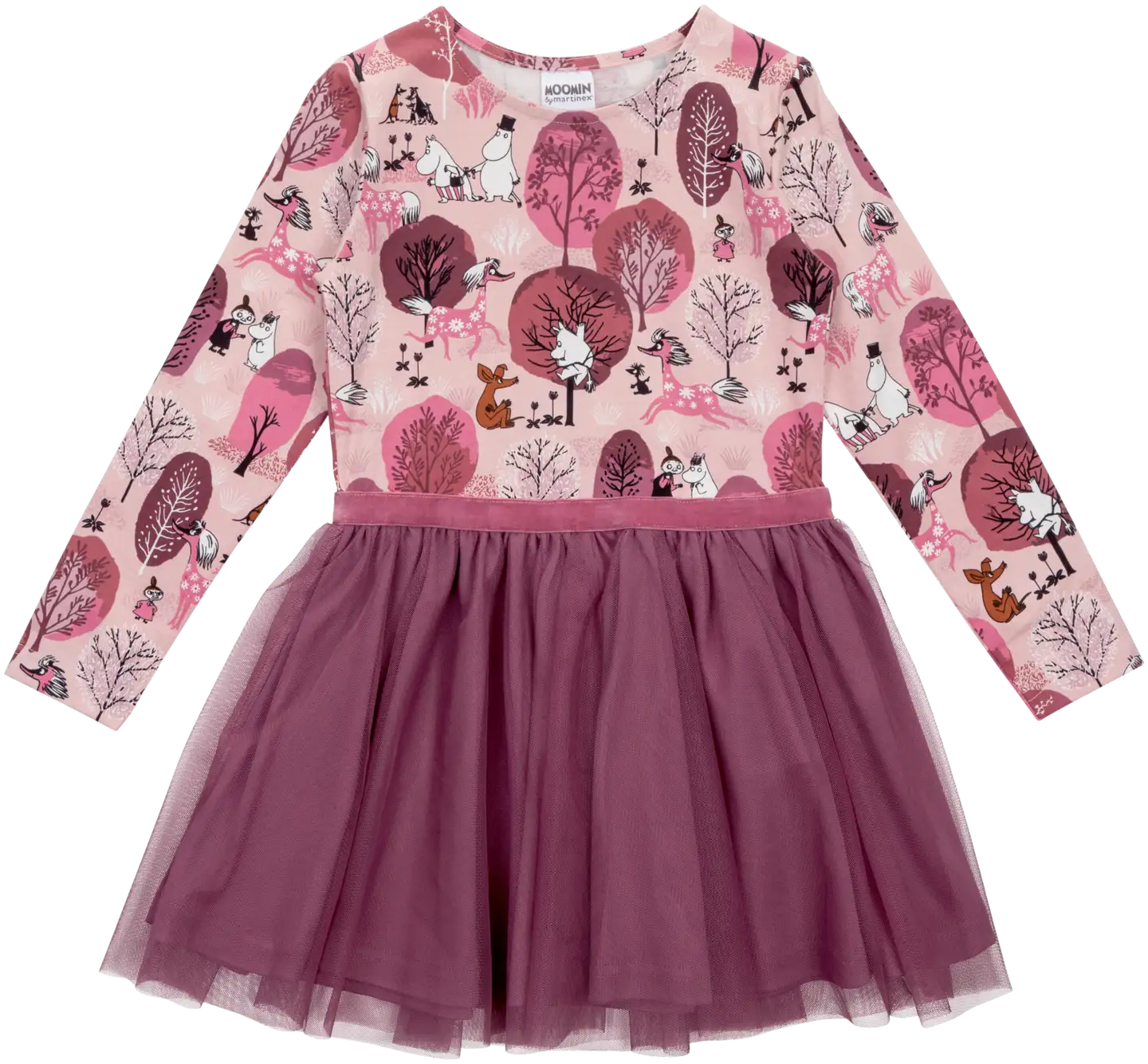 Muumi lasten tyllimekko Kuiskutus 590156 - Roosa - 1