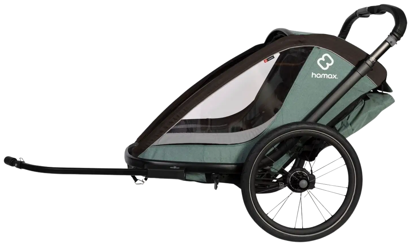 Hamax Lastenkuljetuskärry Cocoon One Green Bla