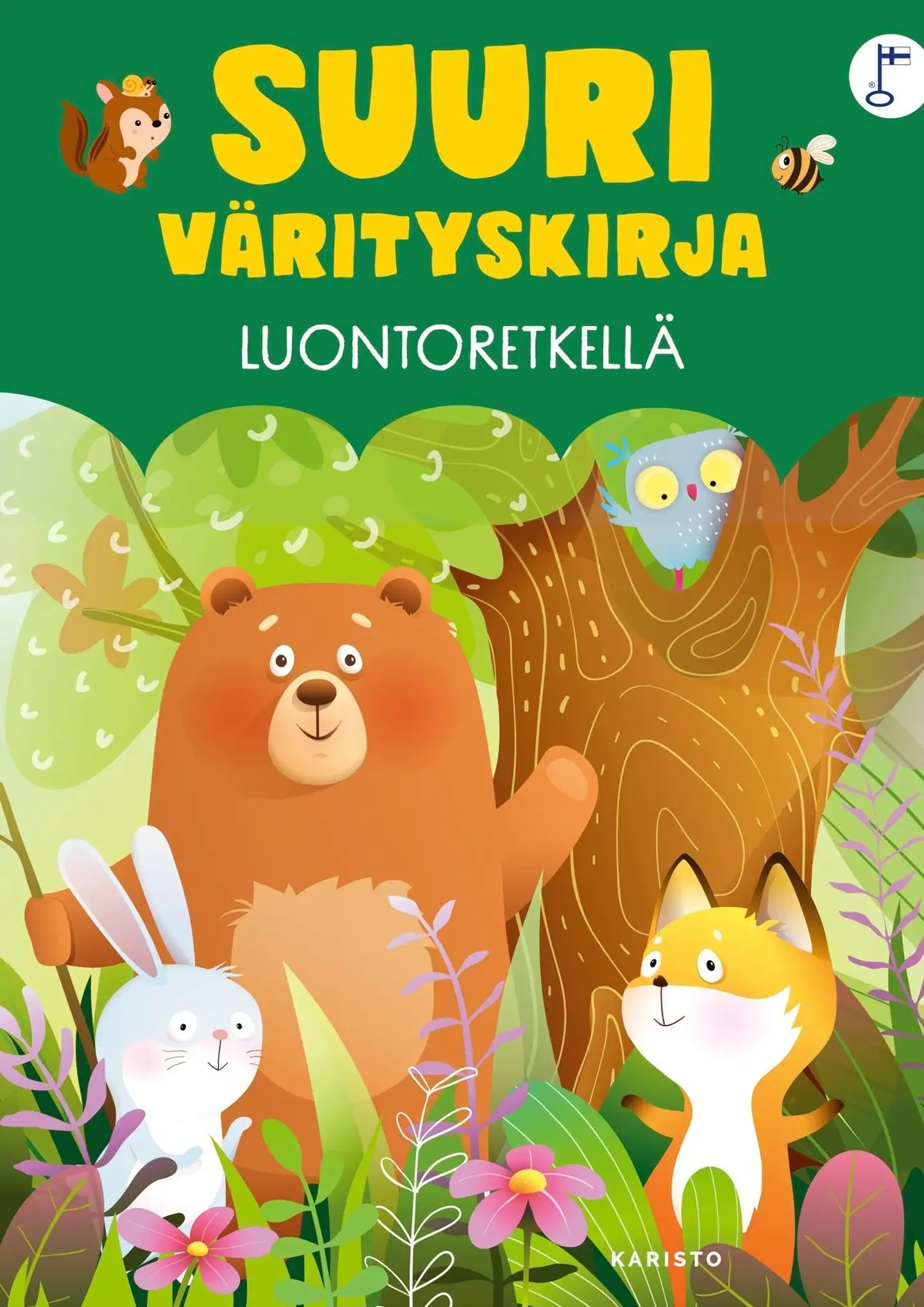 Suuri värityskirja Luontoretkellä