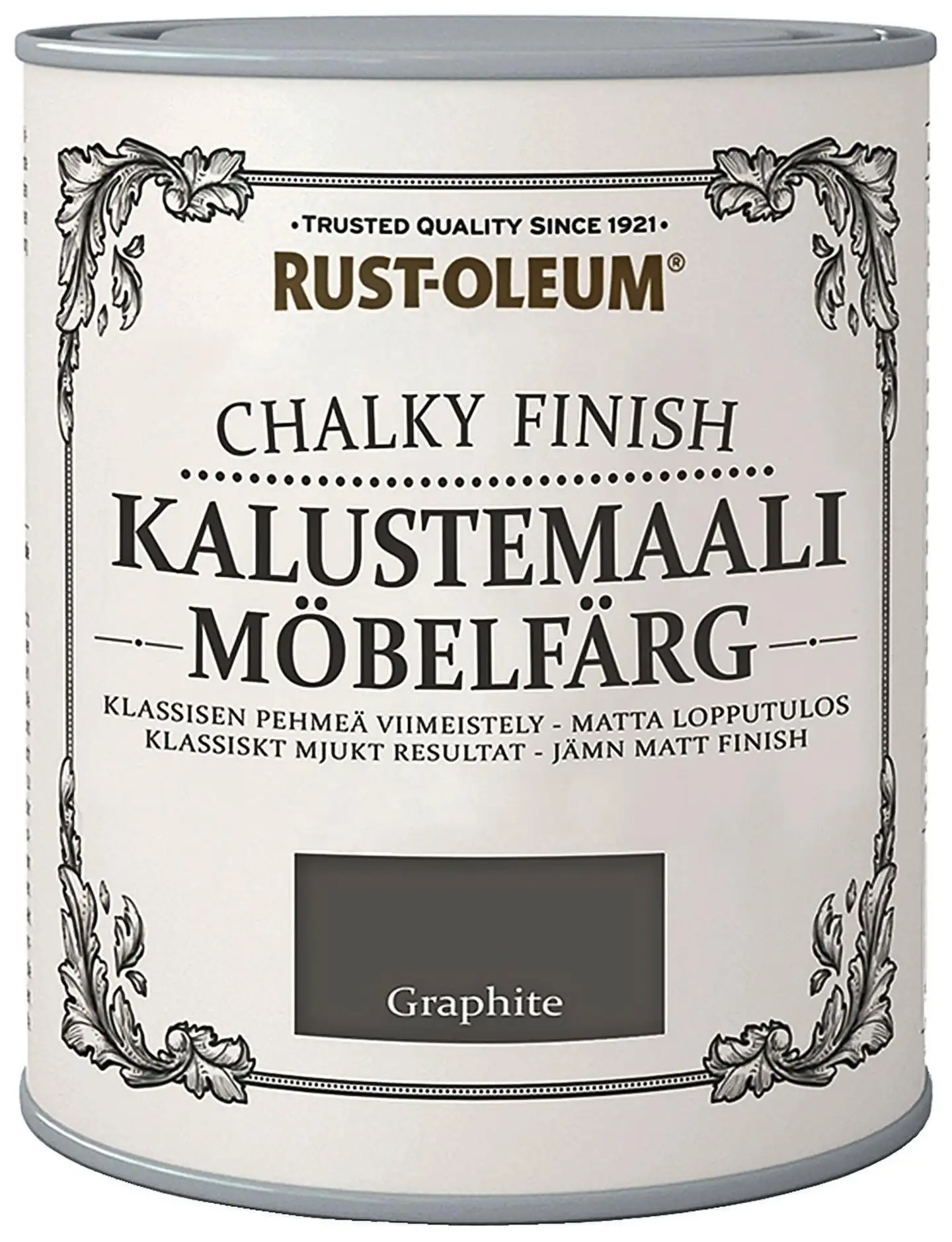 Rust-Oleum kalustemaali Chalky Finish 750 ml graphite - 1