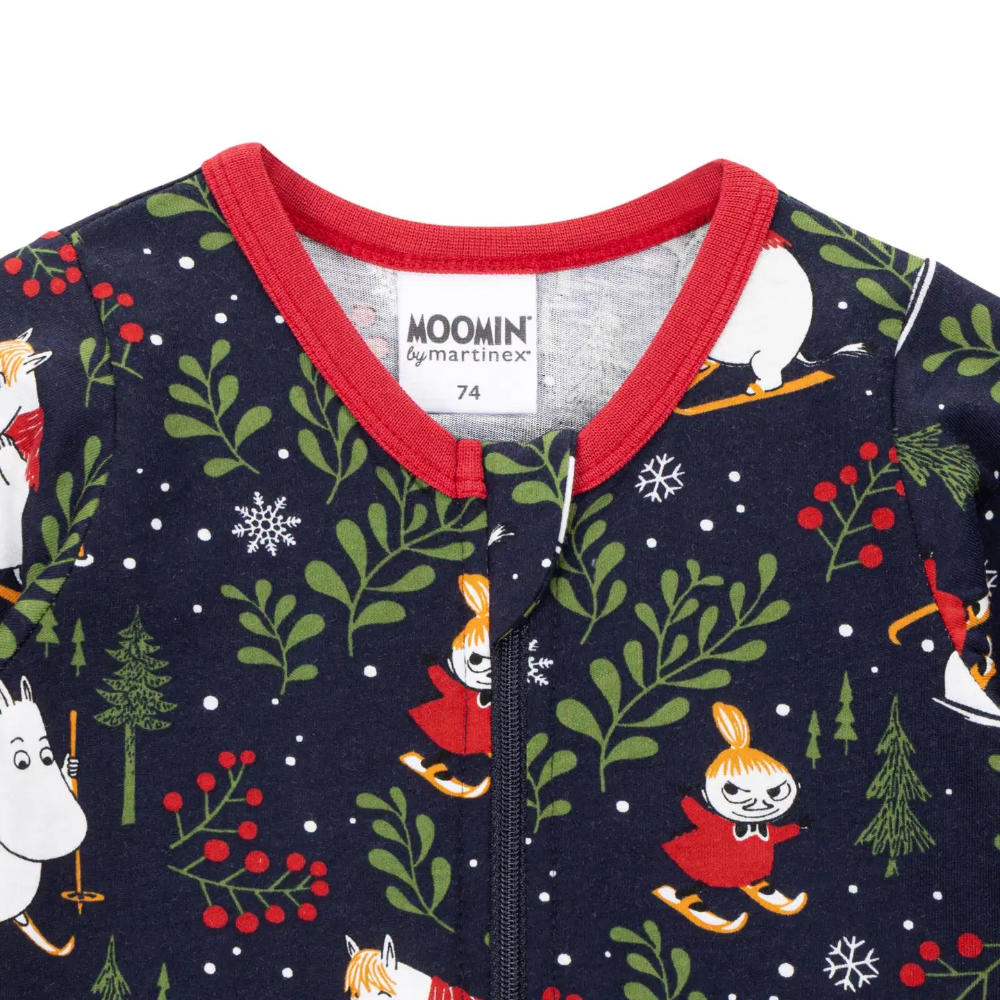 Muumi vauvojen pyjama Hiihtoretki 593703 - tummansininen - 3