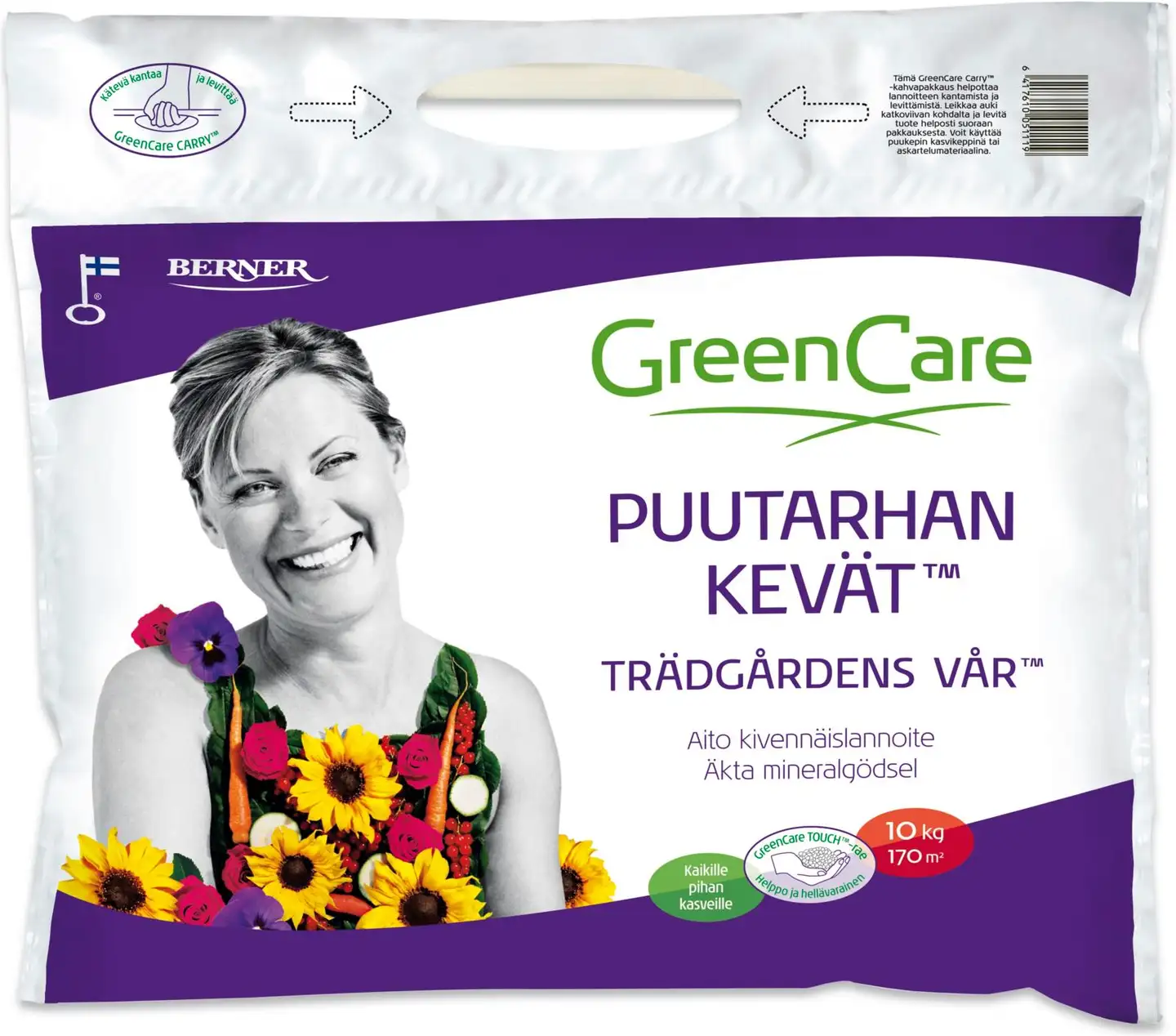 GreenCare 10kg Puutarhan kevät kivennäislannoite