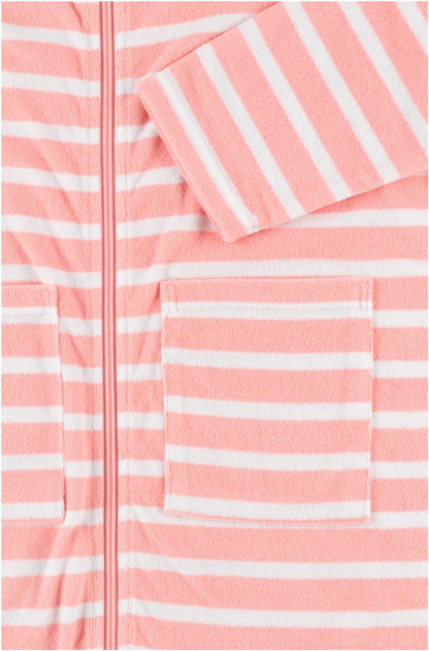 House lasten frotee-kylpytakki 232H042510 - PINK/WHITE STRIPE - 2