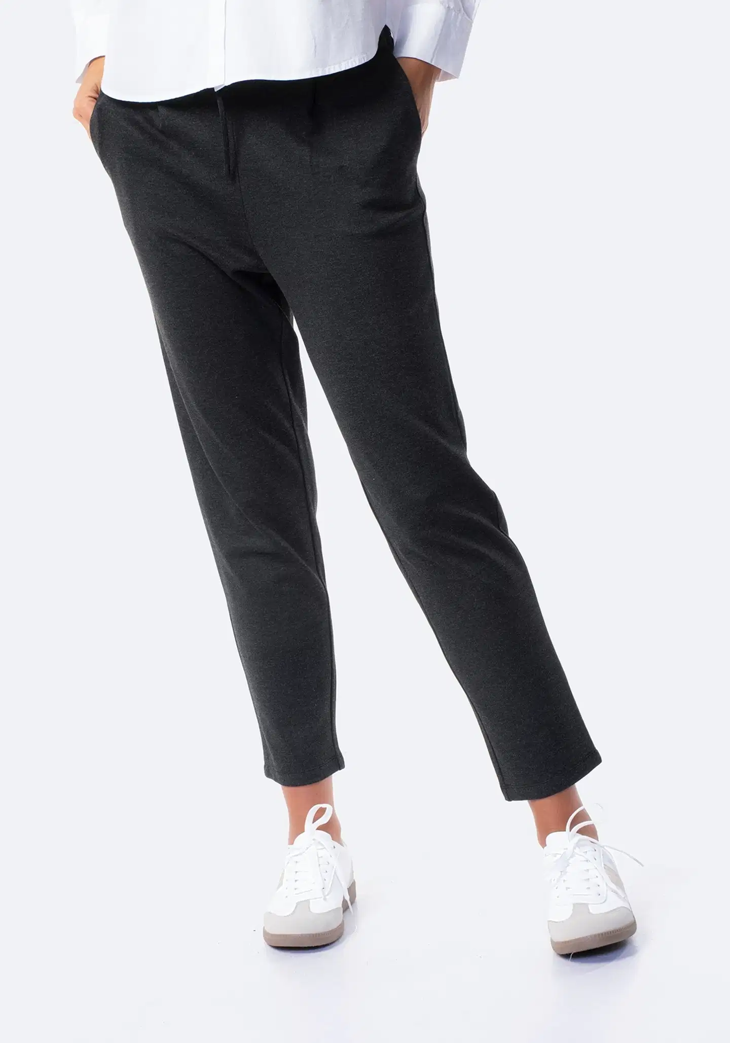TEX naisten joggerhousut I286160 - GREY CHINE - 1