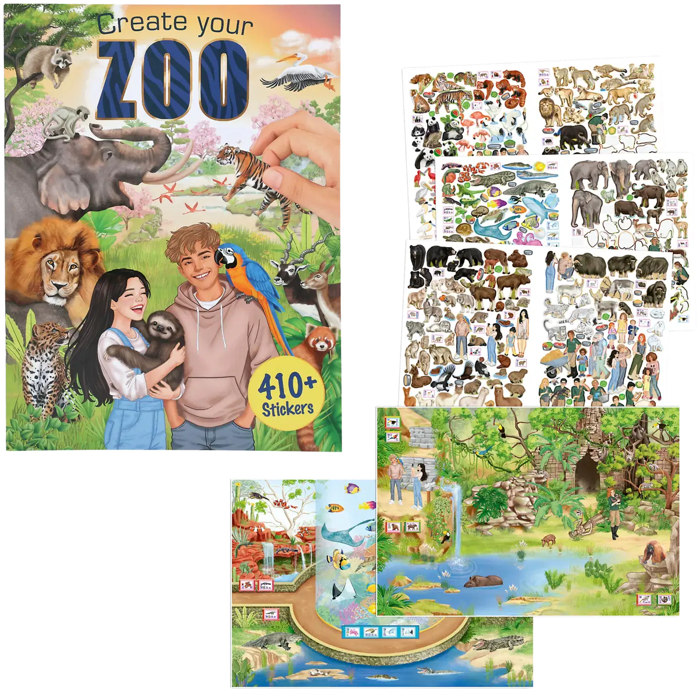 Action & Fun Create your Zoo tarrakirja - 5