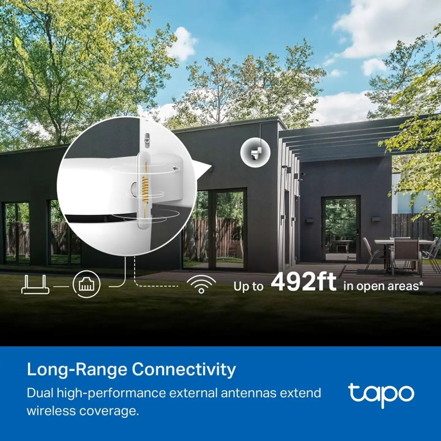 TP-Link Tapo C530WS -valvontakamera ulkokäyttöön - 5