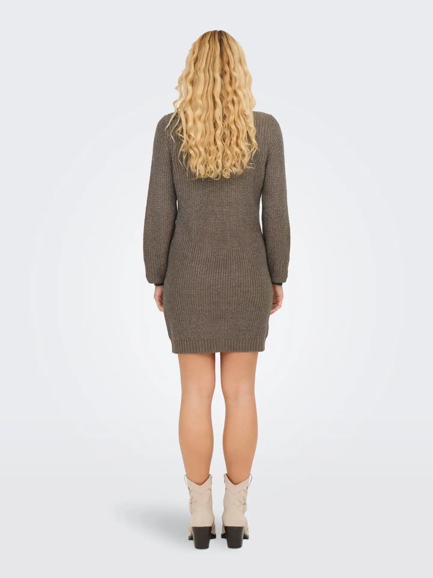 JDY naisten kaunis neulemekko Jdywhitney - walnut - 4