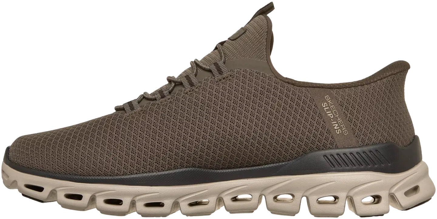Skechers miesten vapaa-ajan lenkkari Glide-Step Noxus Brown - Brown - 2