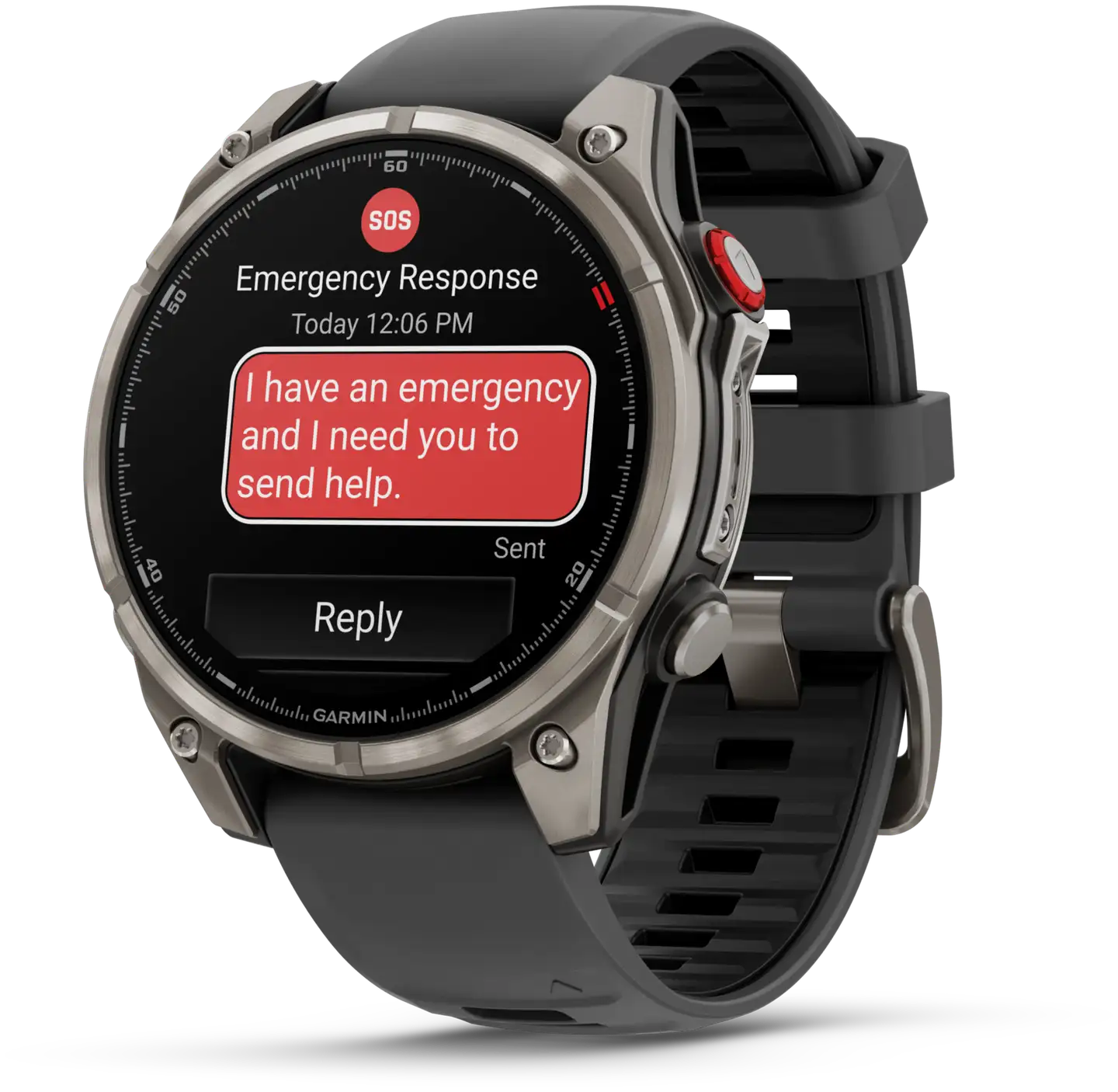 Garmin älykello Fenix 8 pro – 47 mm, amoled, sapphire, titaani – grafiitinharmaa/musta - 2