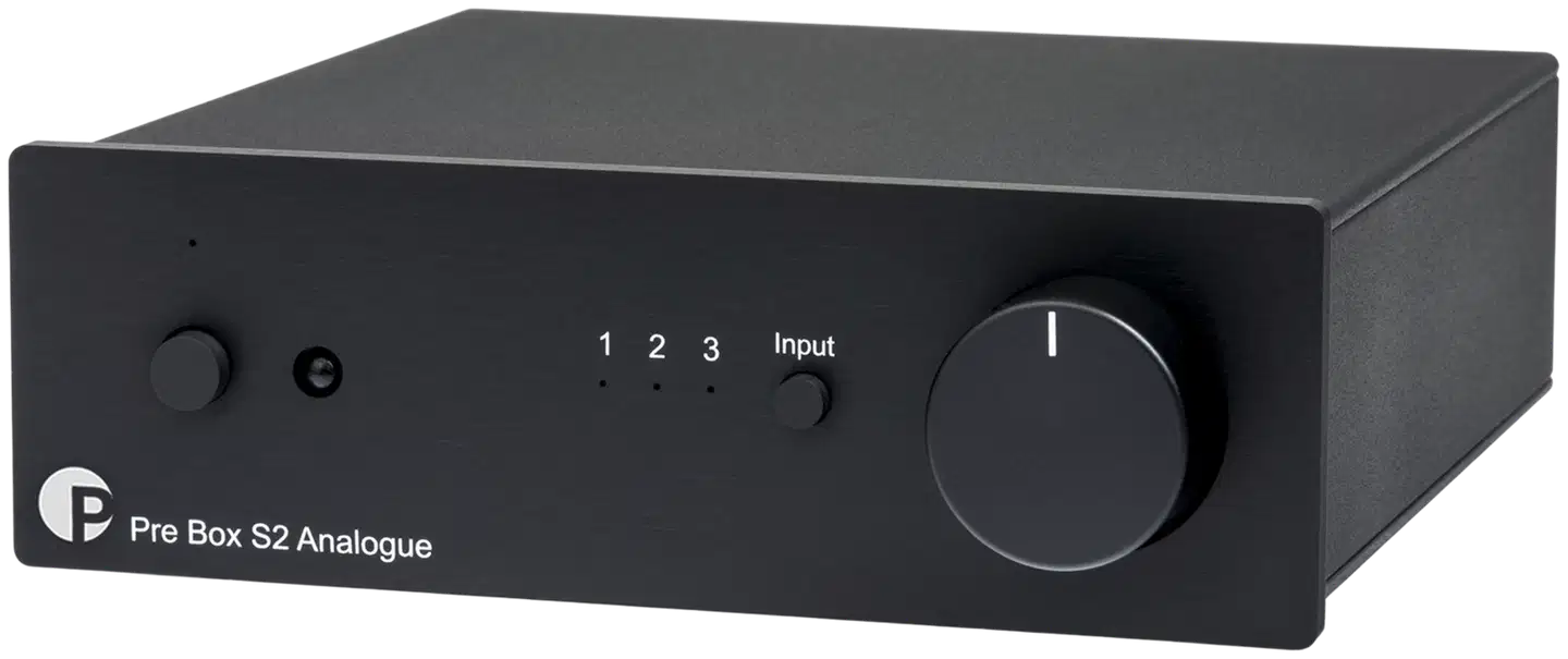 Pro-Ject Esivahvistin Pre Box S2 Analogue musta