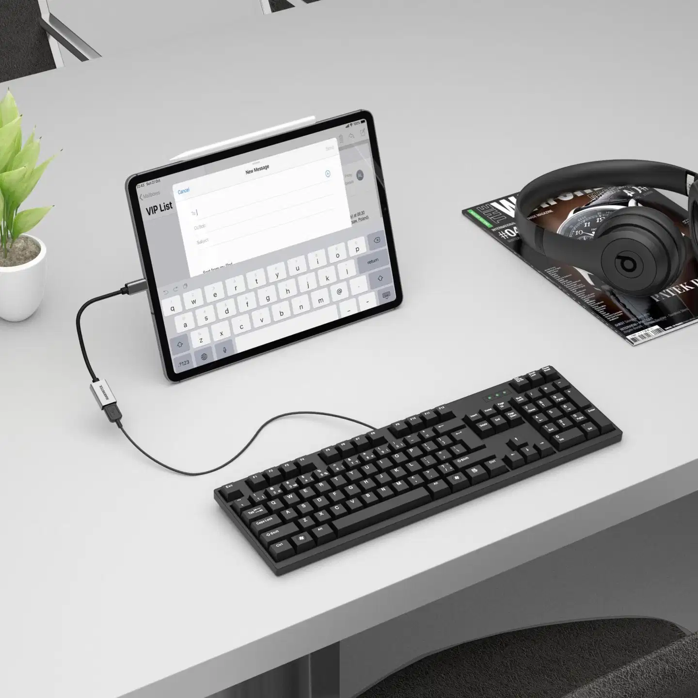 Marmitek Connect USB-C - USB-A -adapteri - 8