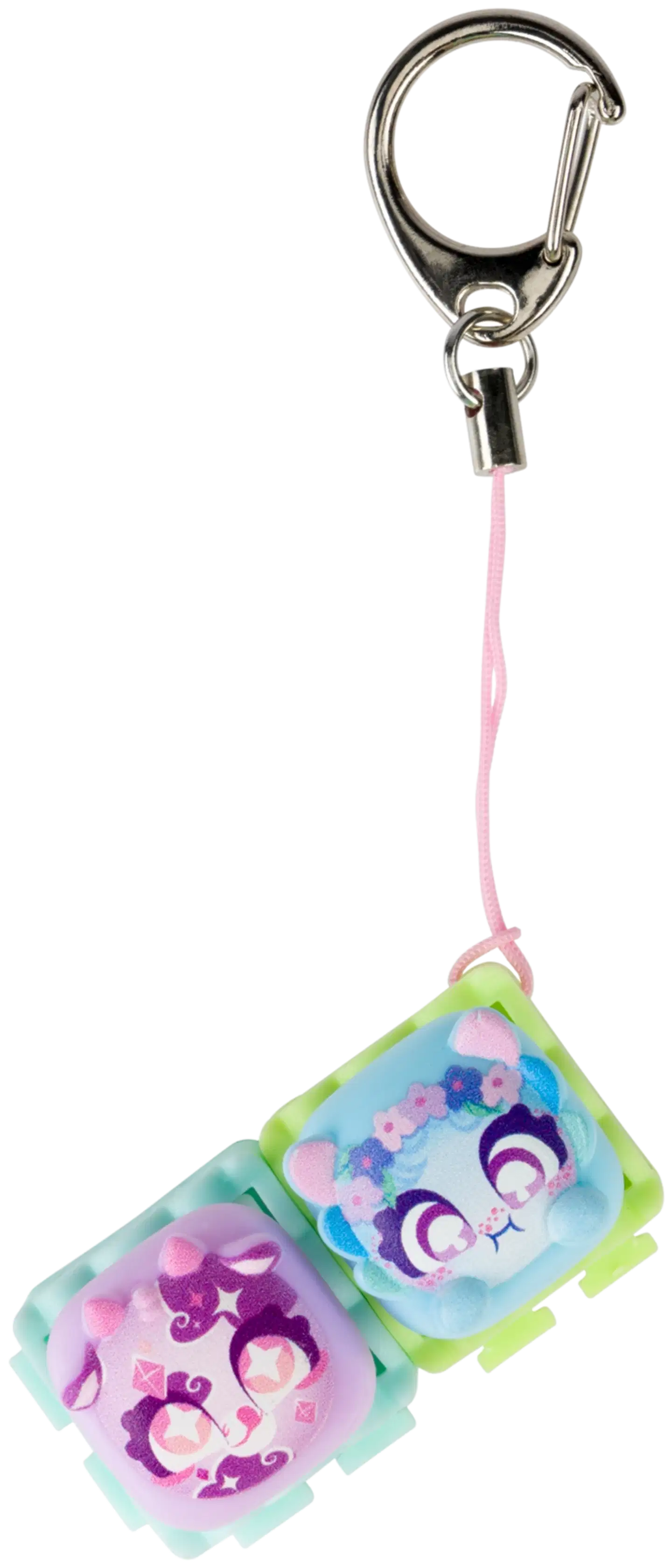 Clickeez napsuteltava fidget-avaimenperä 2 hahmoa, erilaisia - 5