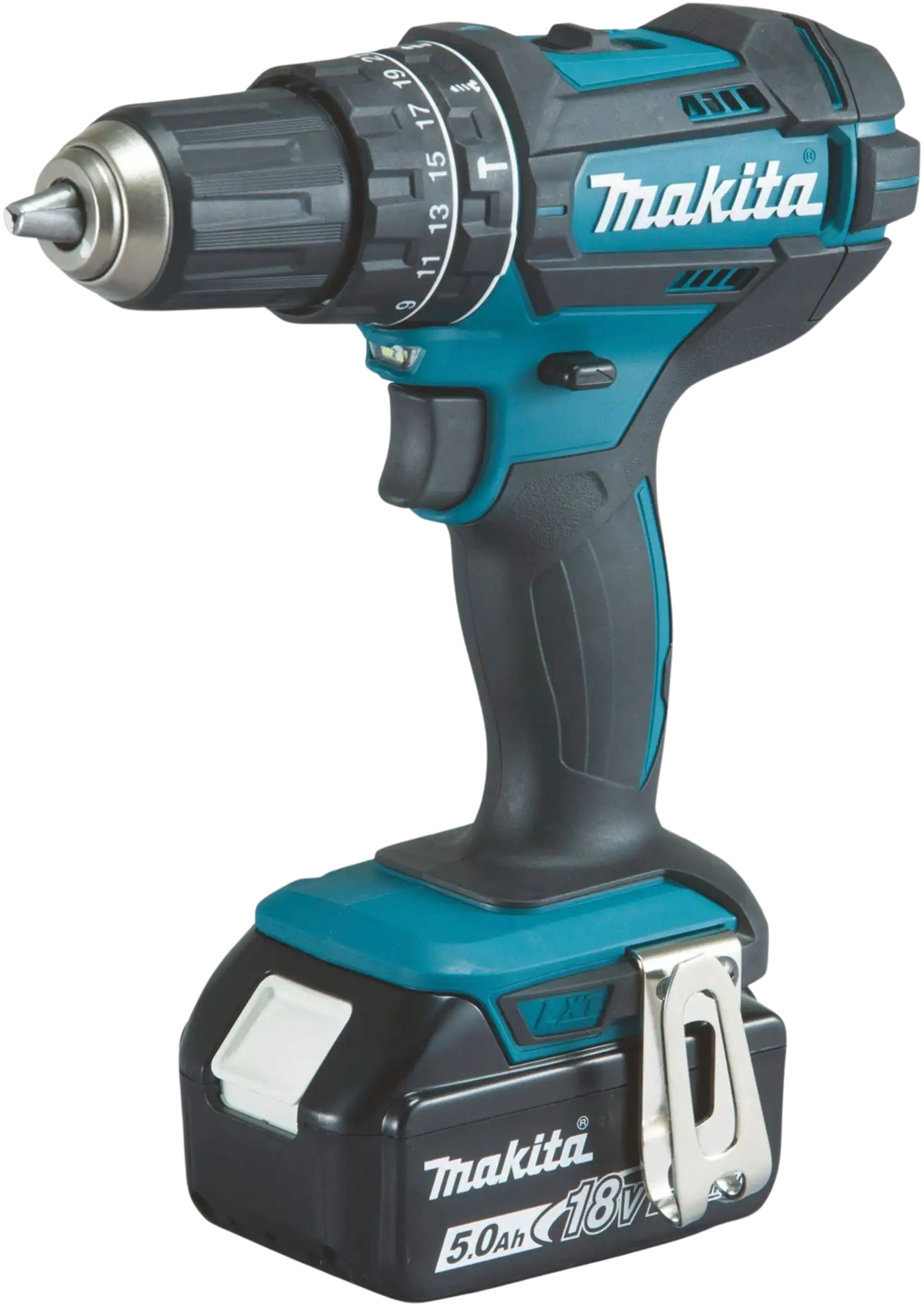 Akkuiskuporakone Makita DHP482RTJ 18V 2x5,0Ah akut ja laturi