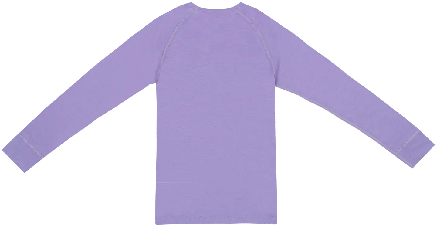 House lasten pitkähihainen aluspaita merinovillasekoitetta 230H332530 - 15-3817tcx lavender - 2