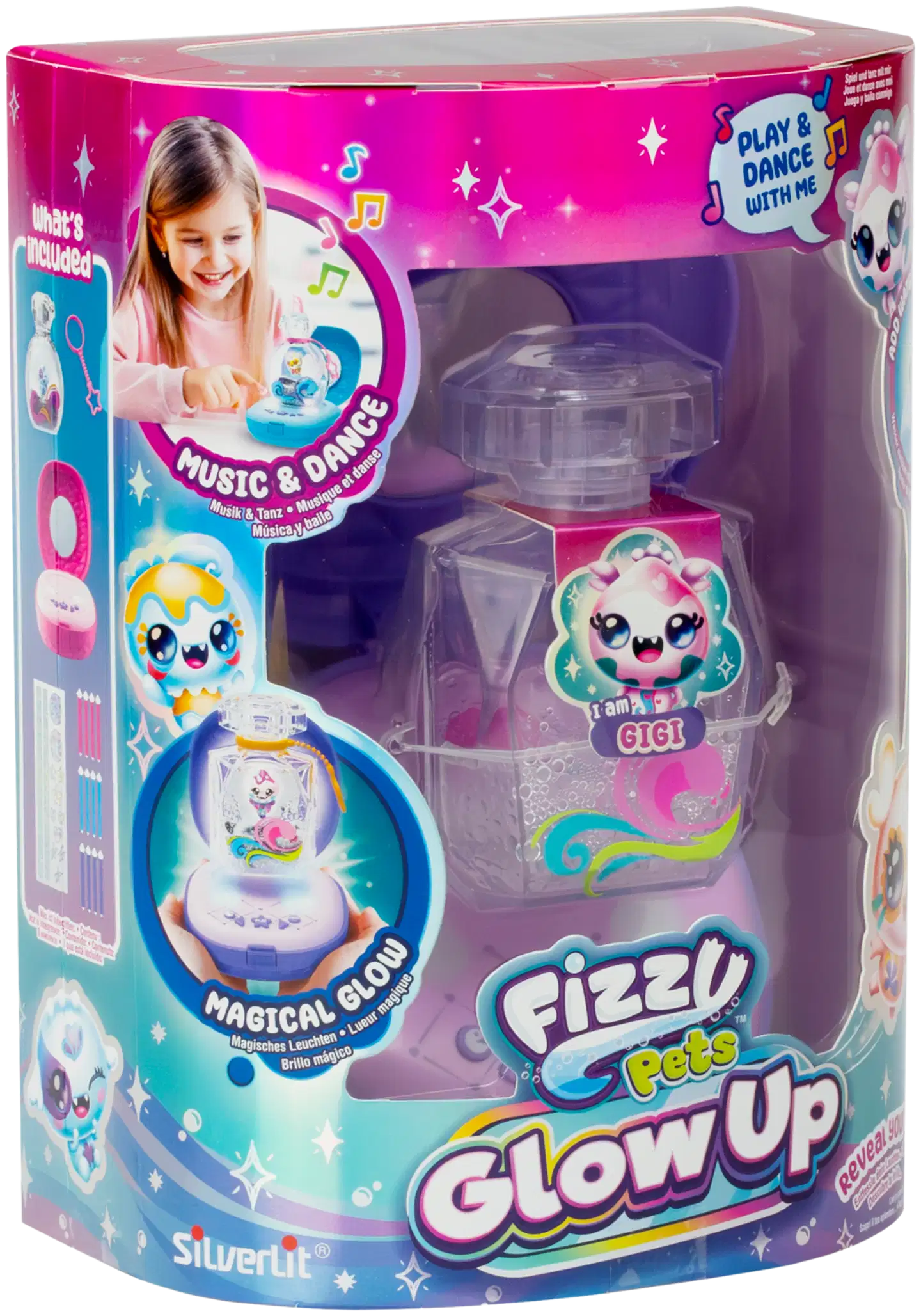 Silverlit lelu Fizzy Pets Glow Up, erilaisia - 8