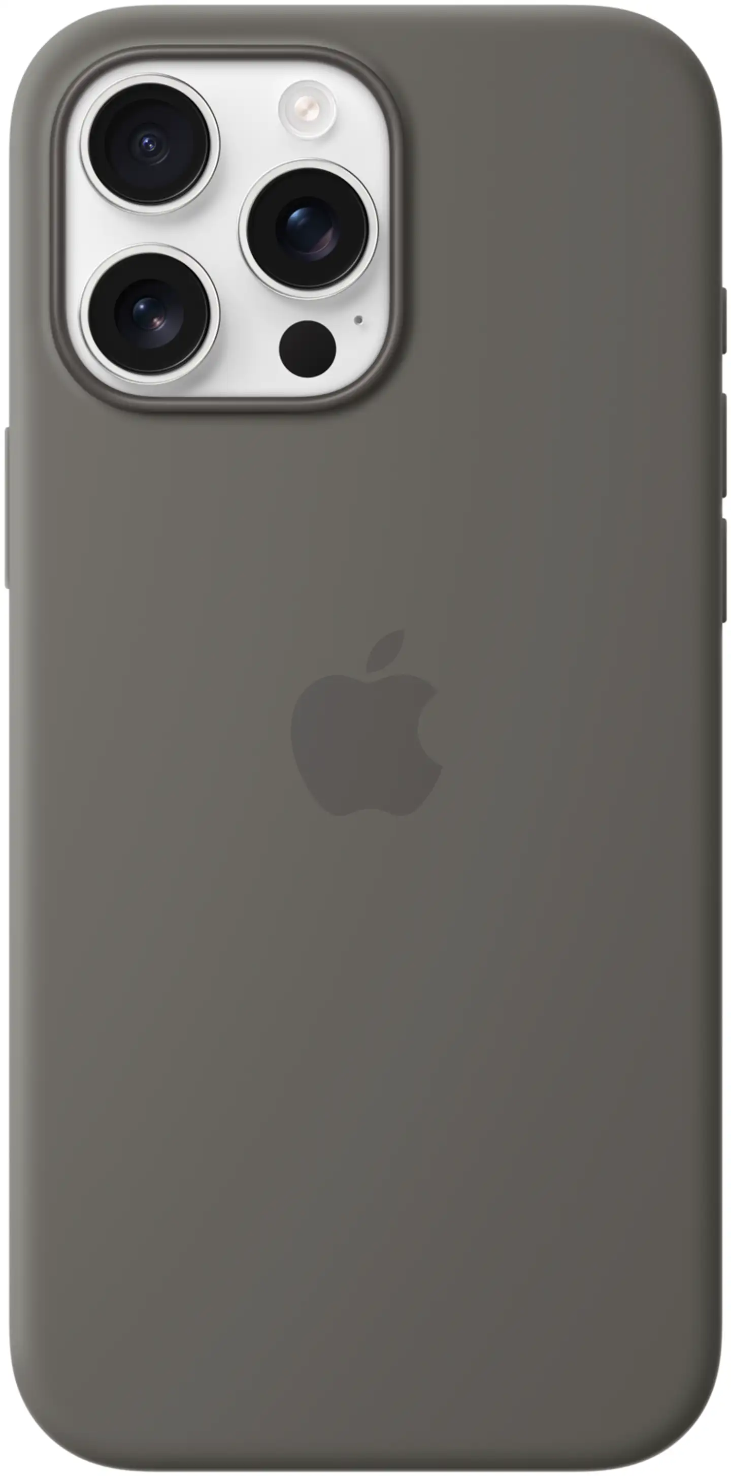 Apple iPhone 16 Pro silikoni suojakuori  - Stone Gray