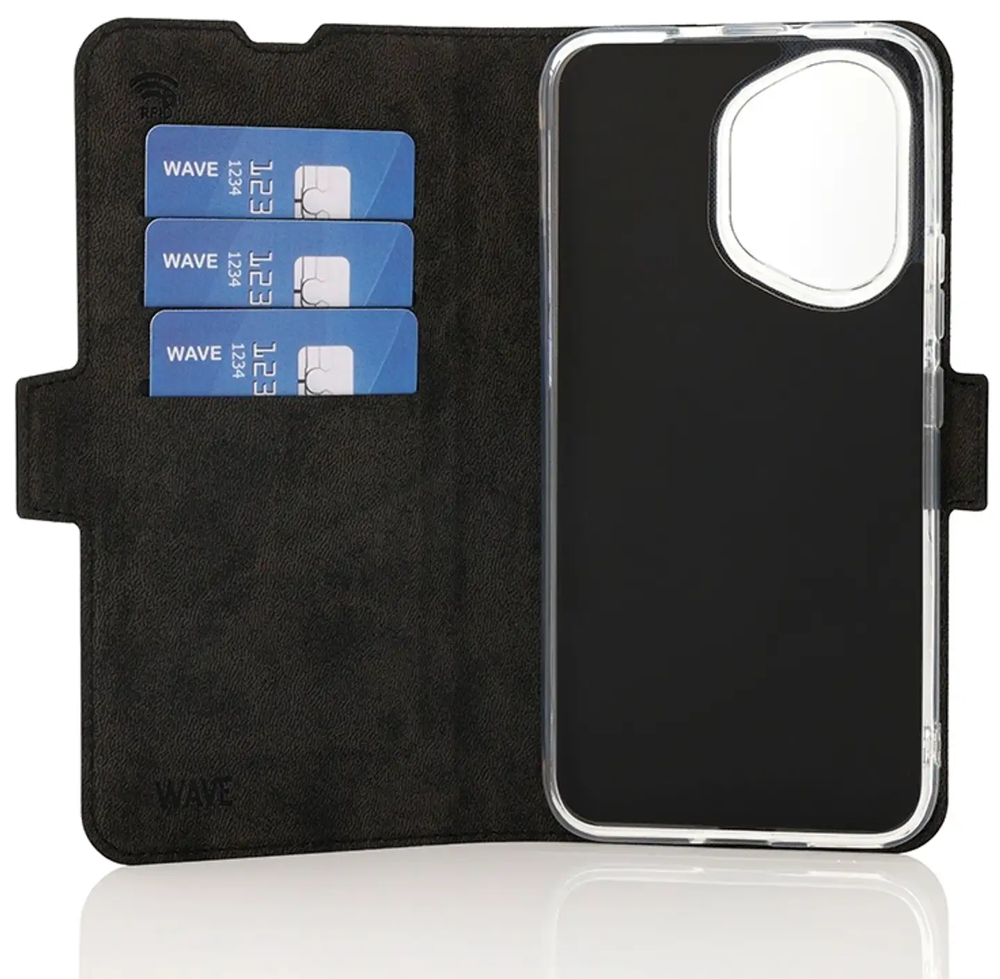 Wave Book Case, Honor 400, Musta - 3