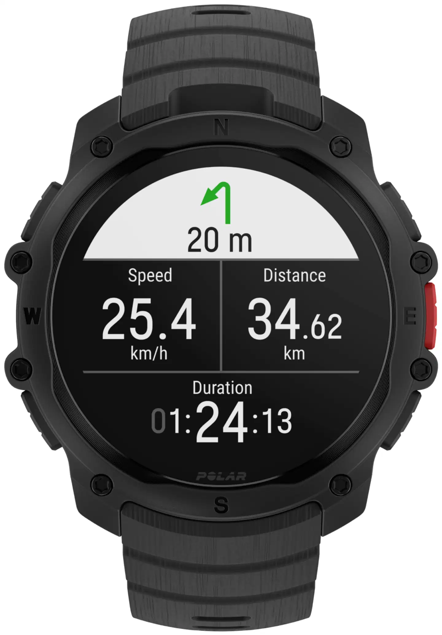 Polar urheilukello Street X Night Black (S-L) - 6