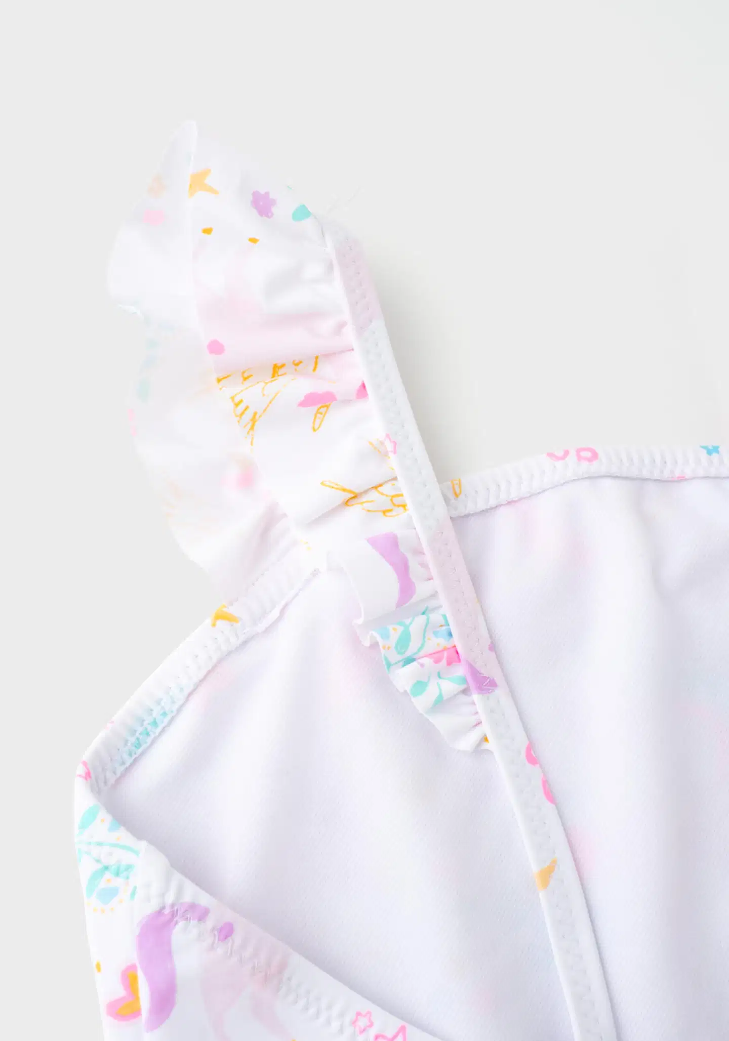 TEX lasten uimapuku frilla I276497 - PINK LIGHT 3 - 4