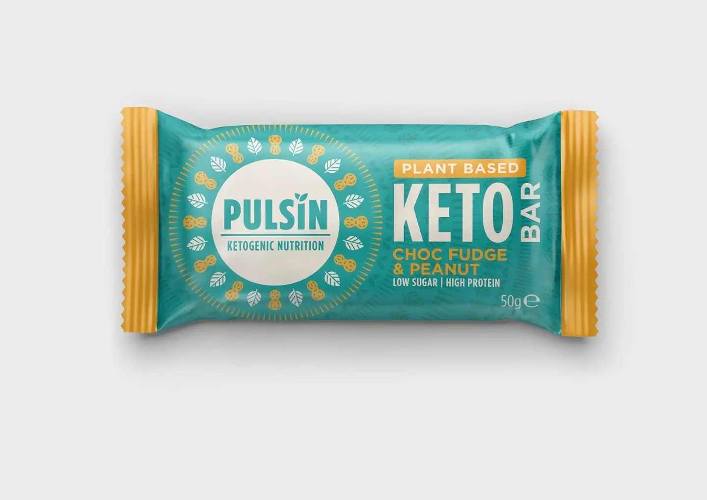 Pulsin Suklaafudge & maapähkinä keto proteiinipatukka 50g