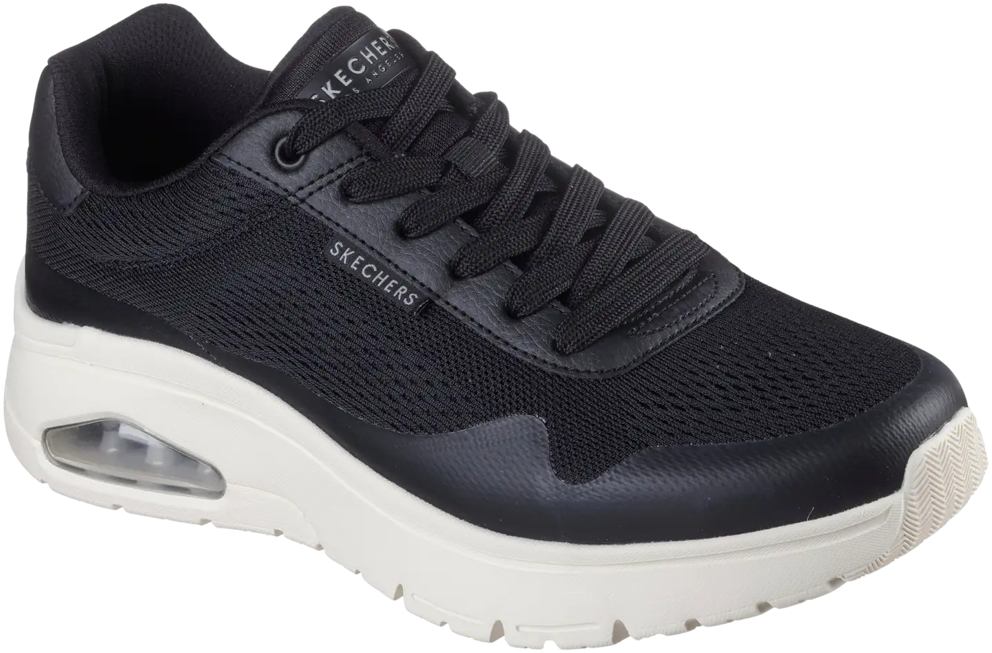 Skechers miesten vapaa-ajan lenkkari Uno Flex Black - BLACK - 1